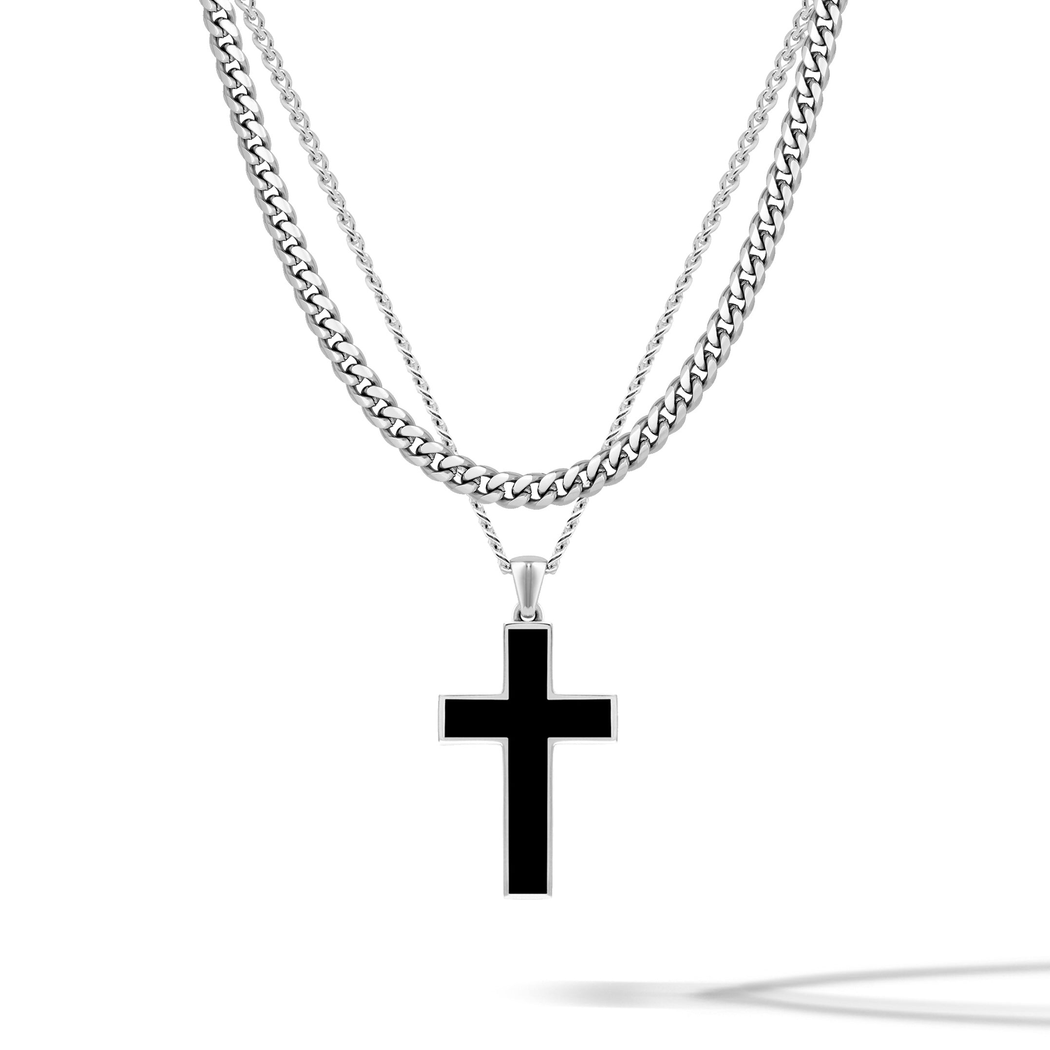 Stone Cross (Large) - Sterling Silver Set、mySite、botmansion