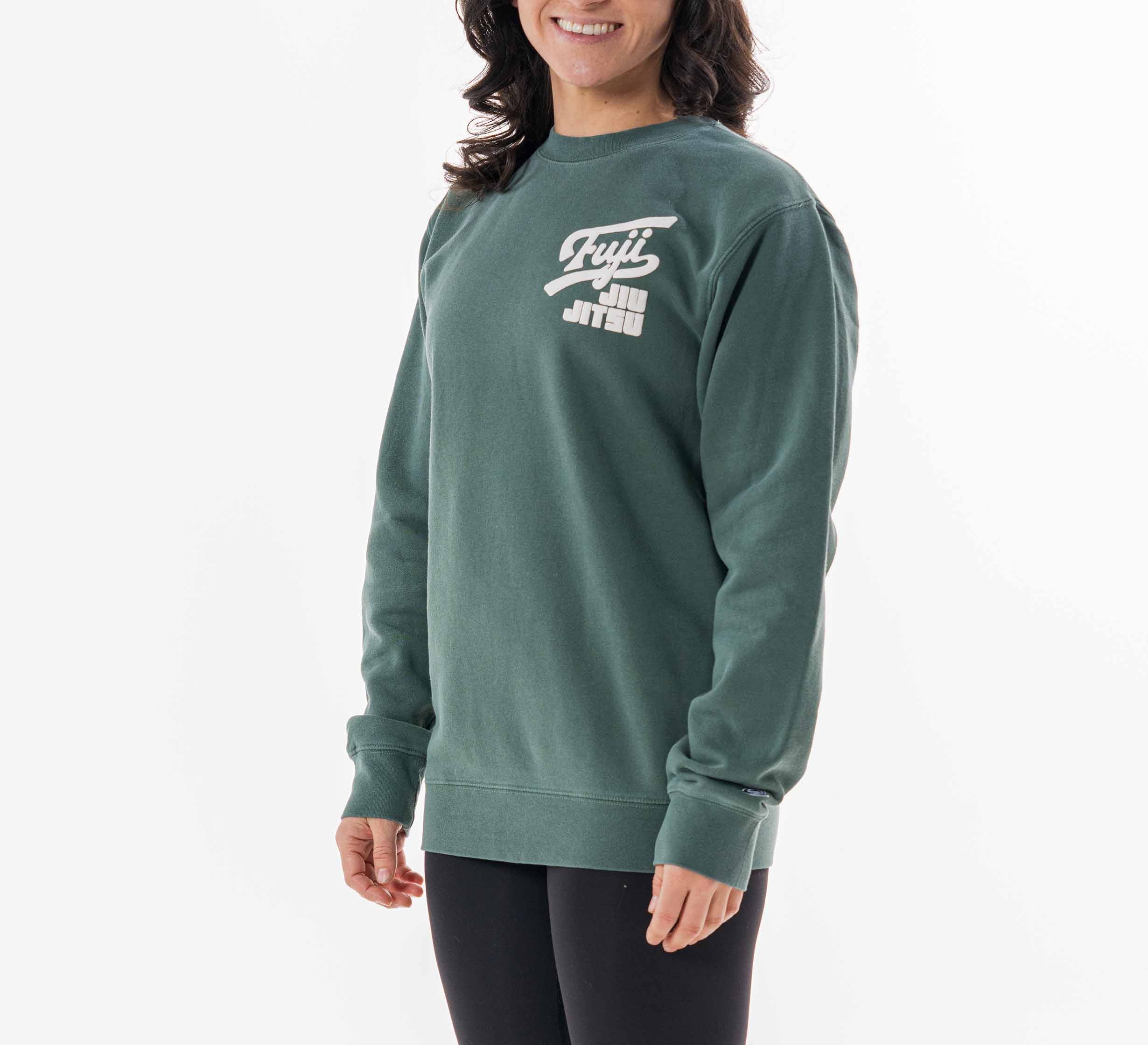 Womens Signature Crewneck Green、mySite、gigharbornorthrealestate