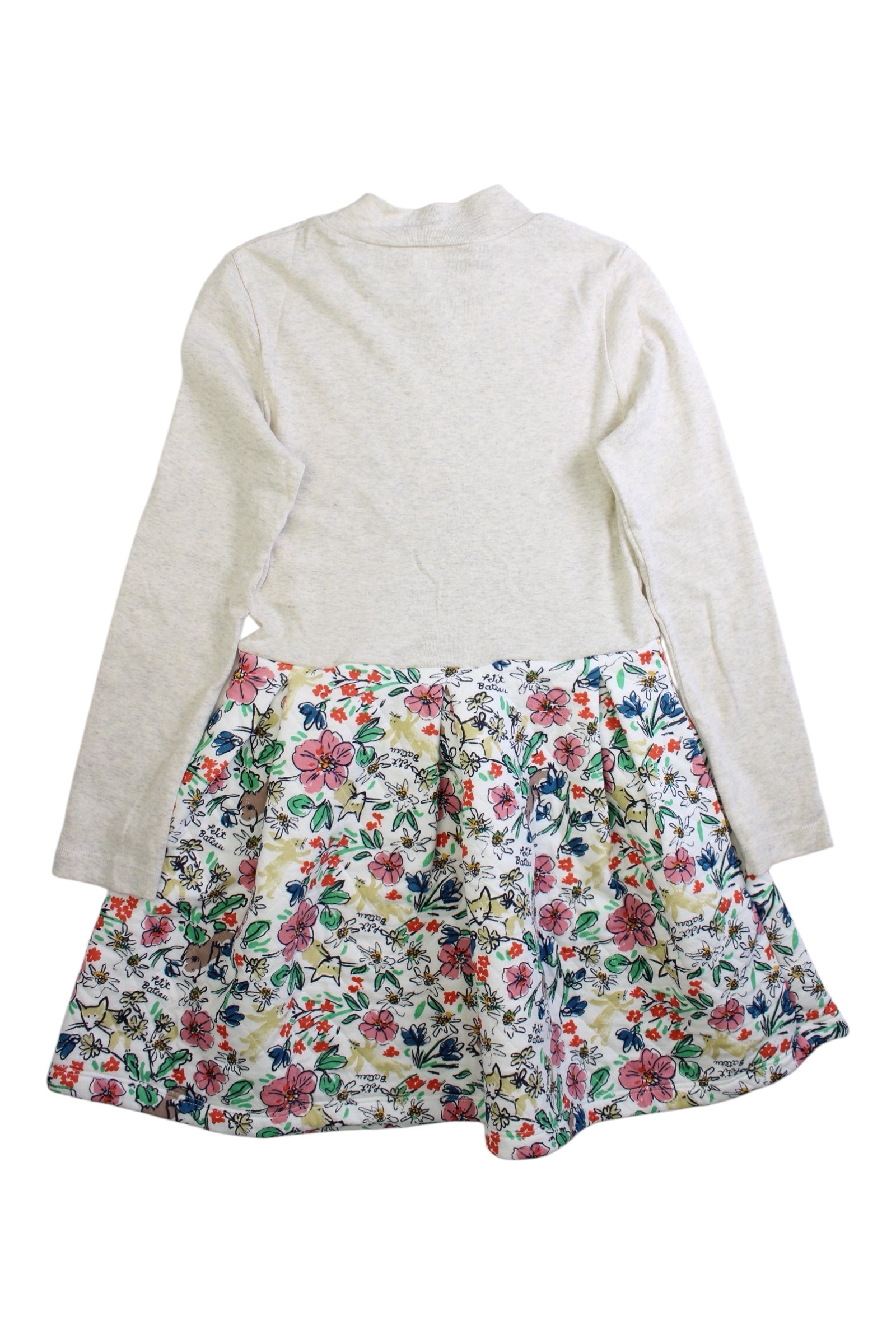 Petit Bateau Floral Long Sleeve Dress - Size 8Y、mySite、g9winljtr