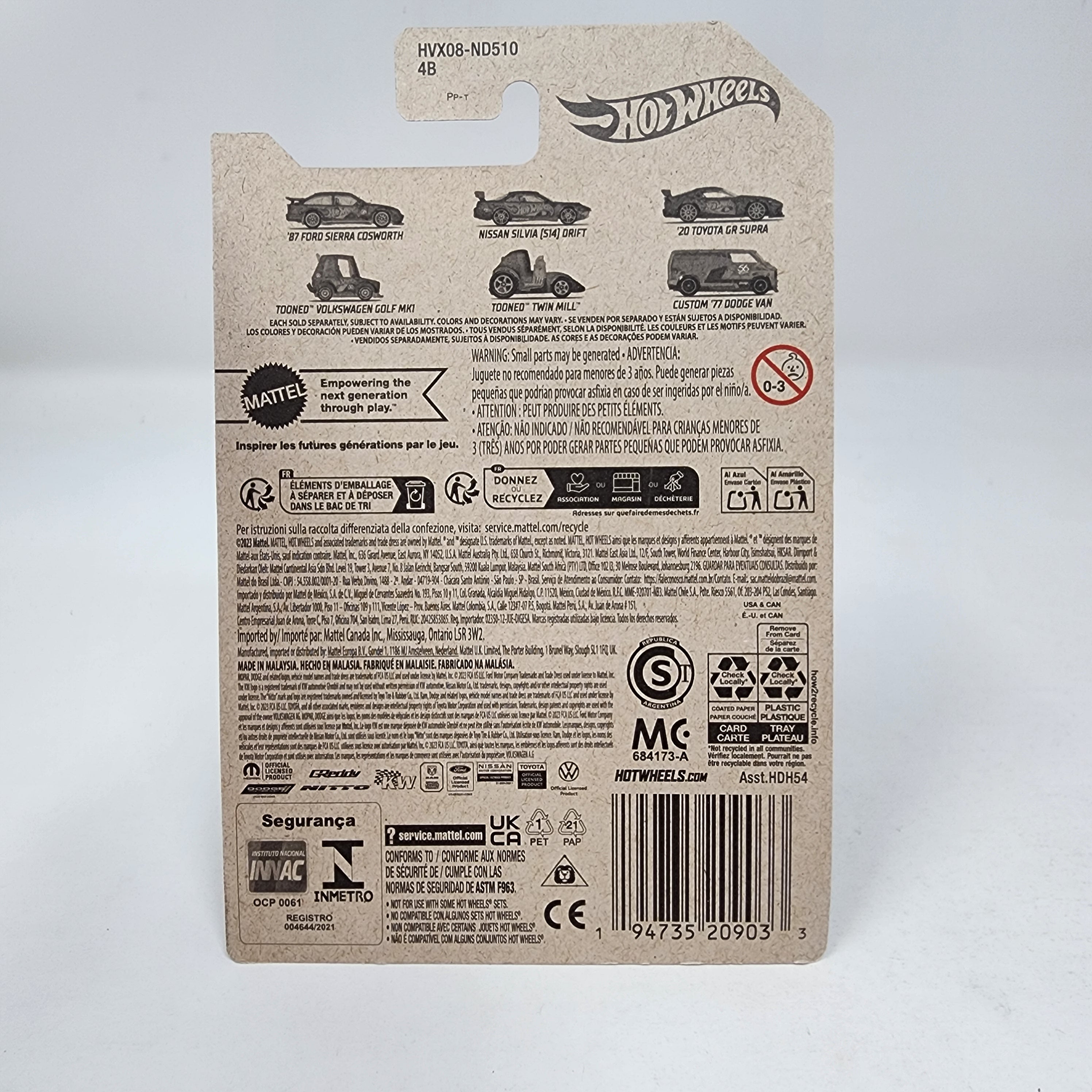 Tooned Twin Mill 5/6 * Hot Wheels 56th Ann. Pearl & Chrome、mySite、hgirdovlk