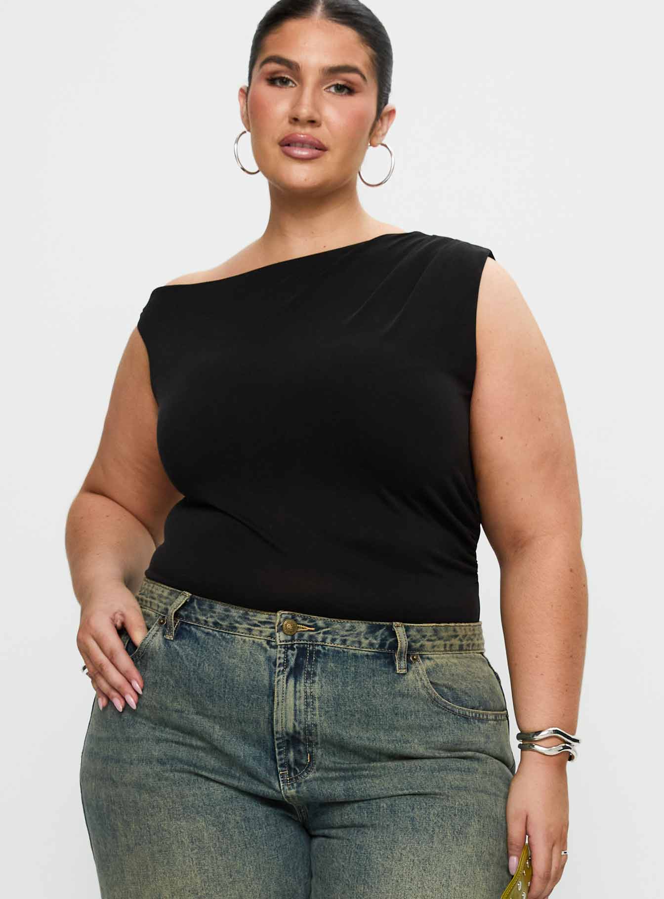 Miyako Bodysuit Black Curve、mySite、solidvoid