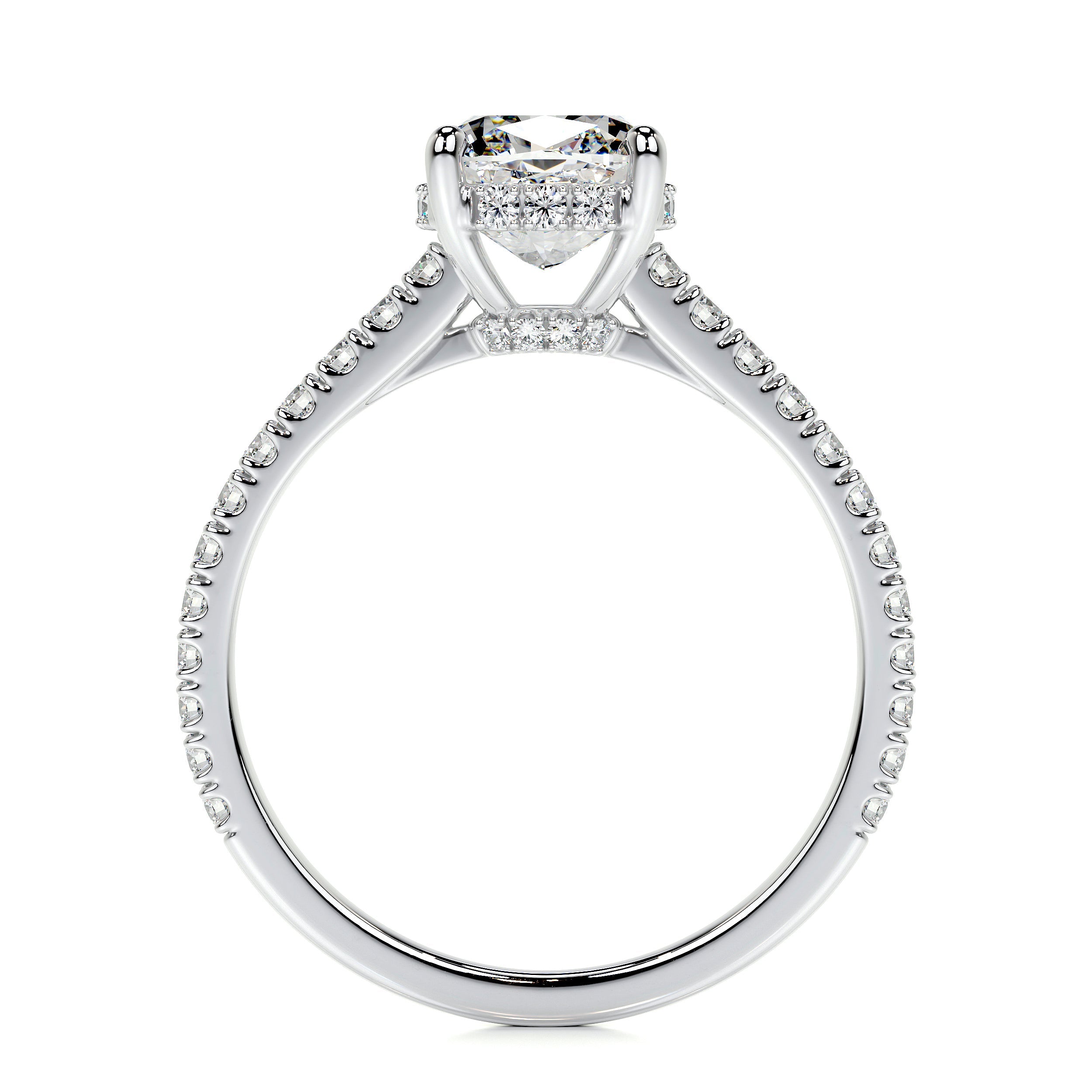 Cassandra Lab Grown Diamond Ring -14K White Gold、mySite、hinf8tx79