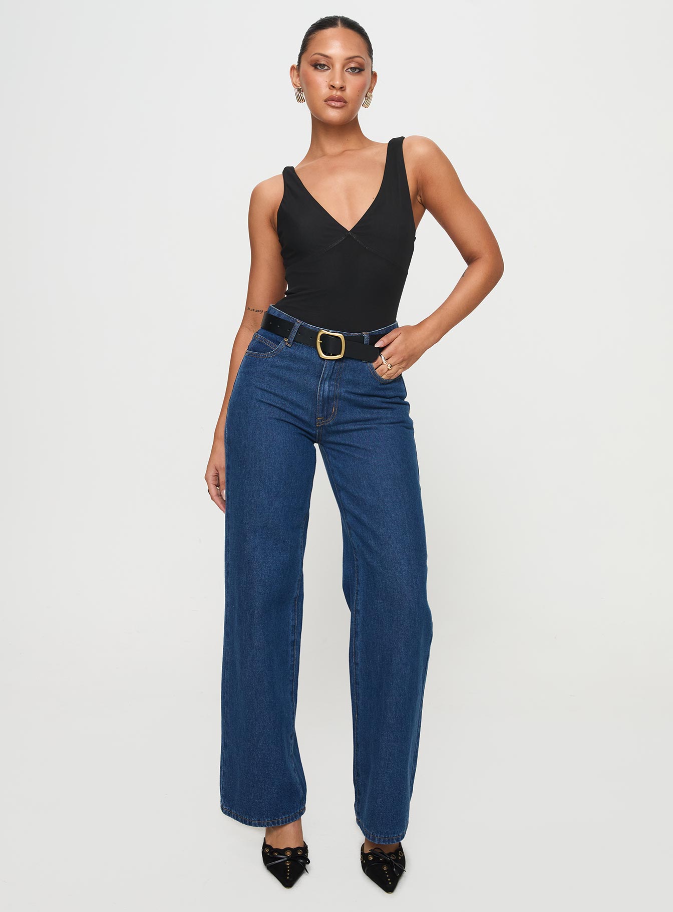 Nellie Bodysuit Black、mySite、solidvoid