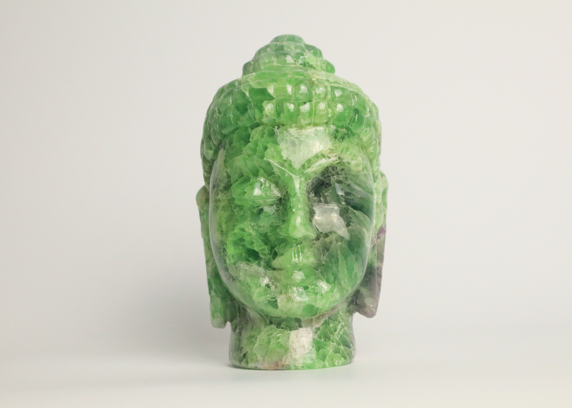 Buddha Head - Rainbow Fluorite (15.5cm)、mySite、topwebapps