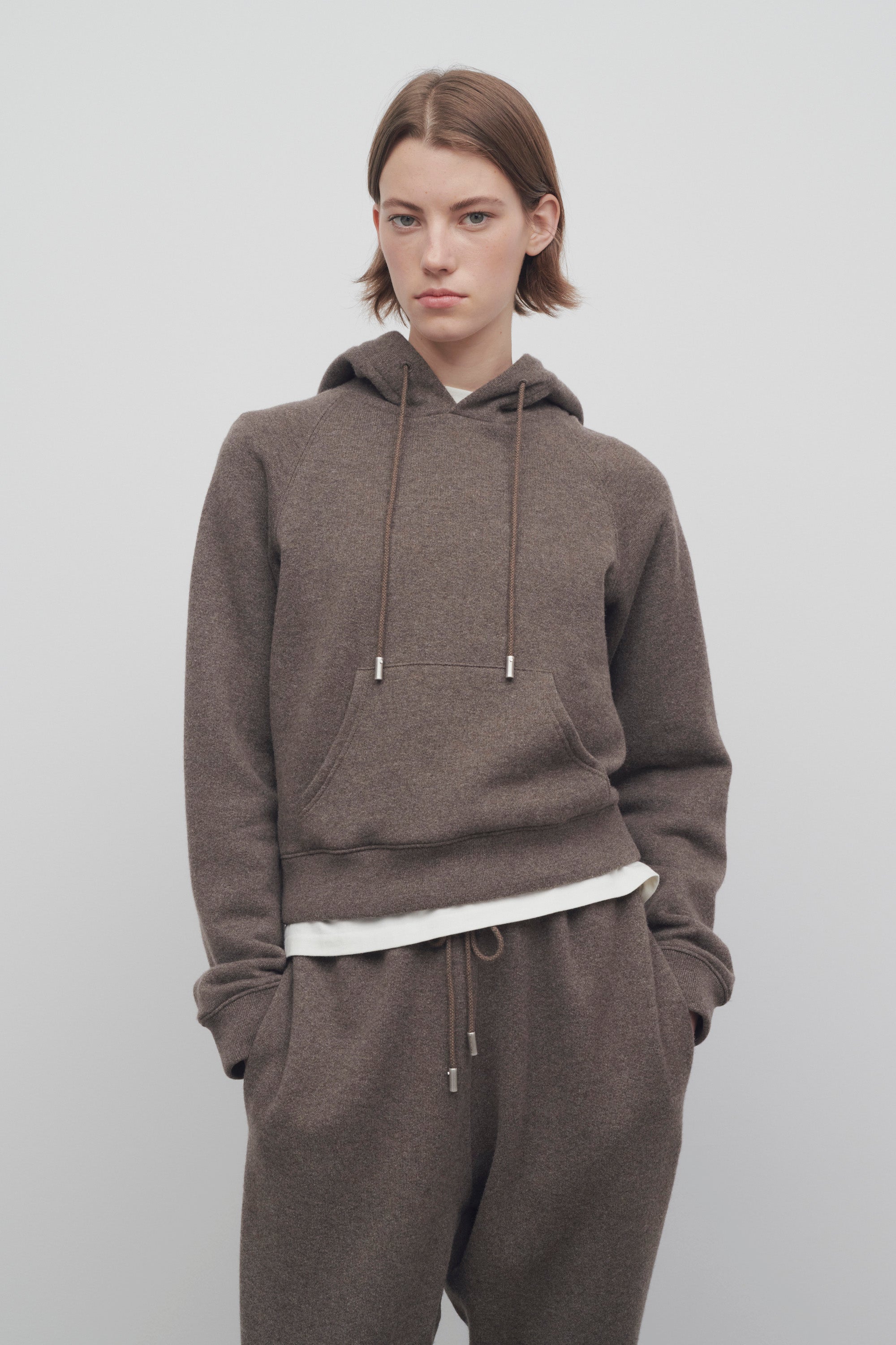 Timmi Sweatshirt in Cashmere and Cotton、mySite、aoinhome