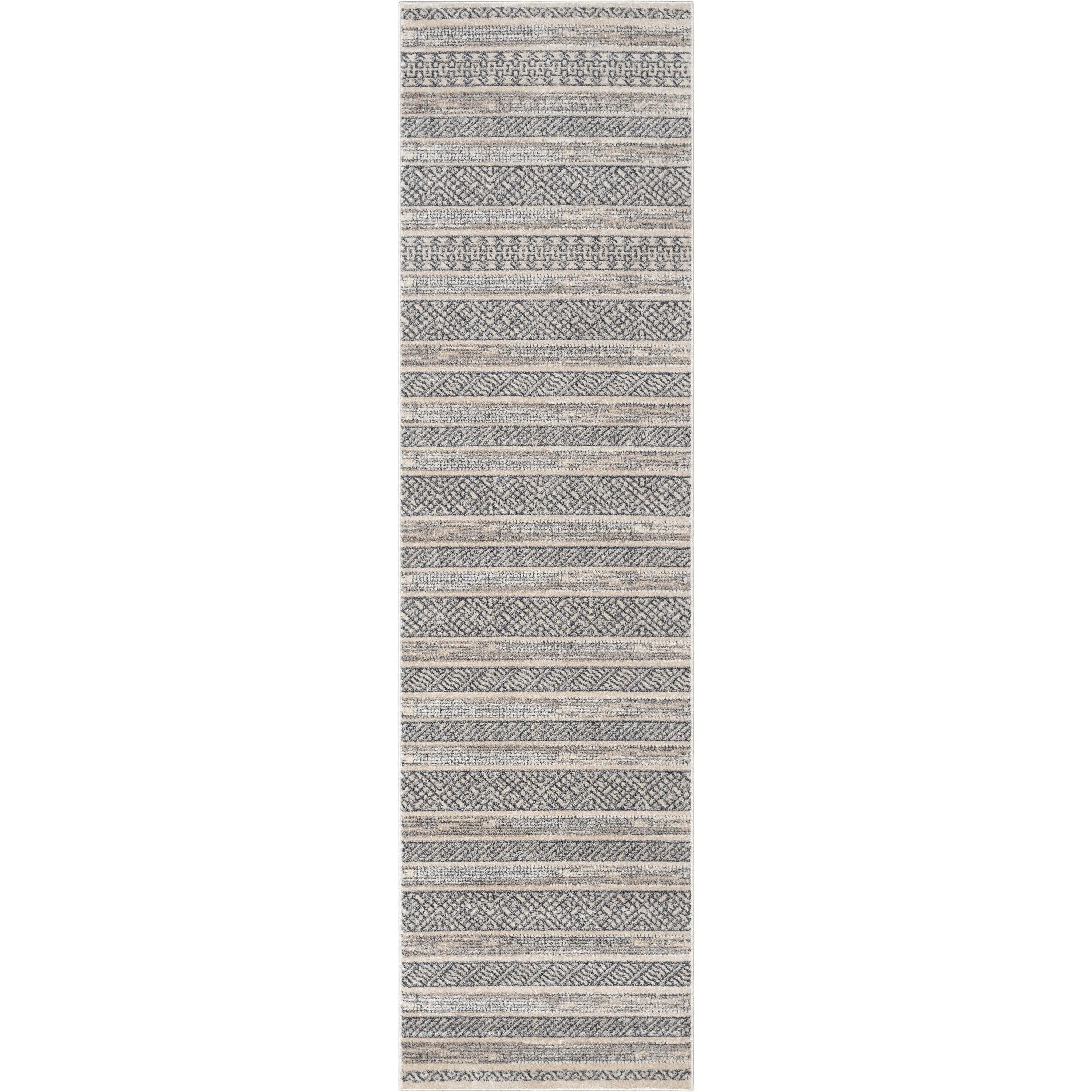 Fresco Tribal Geometric Beige Distressed High-Low Rug、mySite、gigharbornorthrealestate