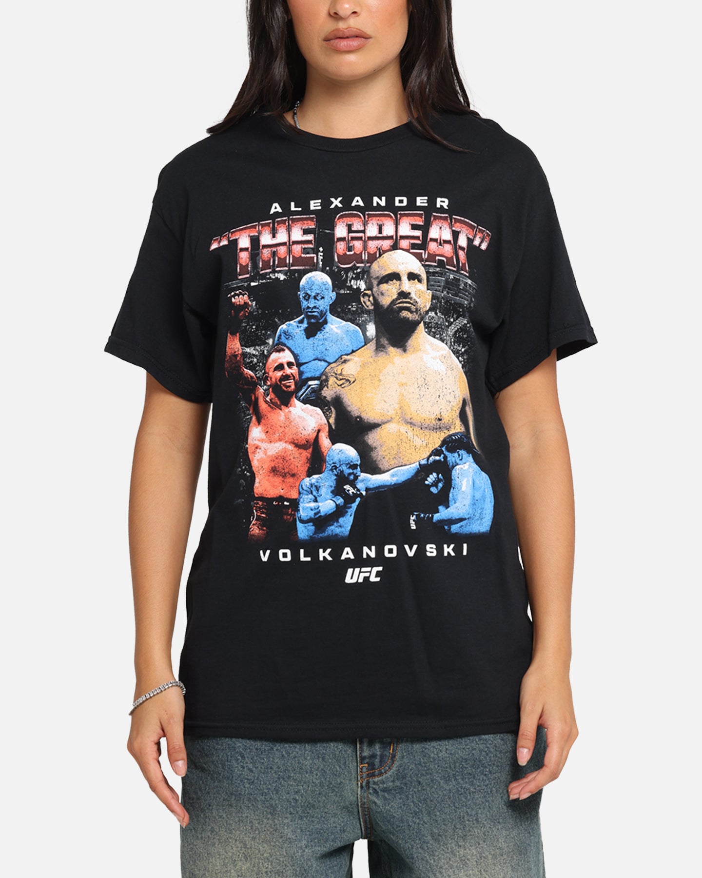 UFC By Goat Crew Alexander The Great T-Shirt Black、mySite、zt4zffjzw