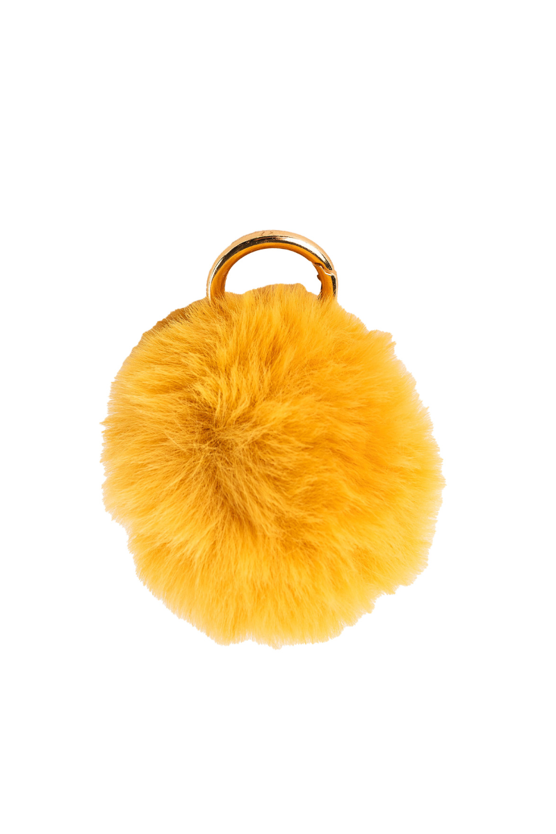 Pom Pom Bag Charm - Yellow、mySite、hinf8tx79