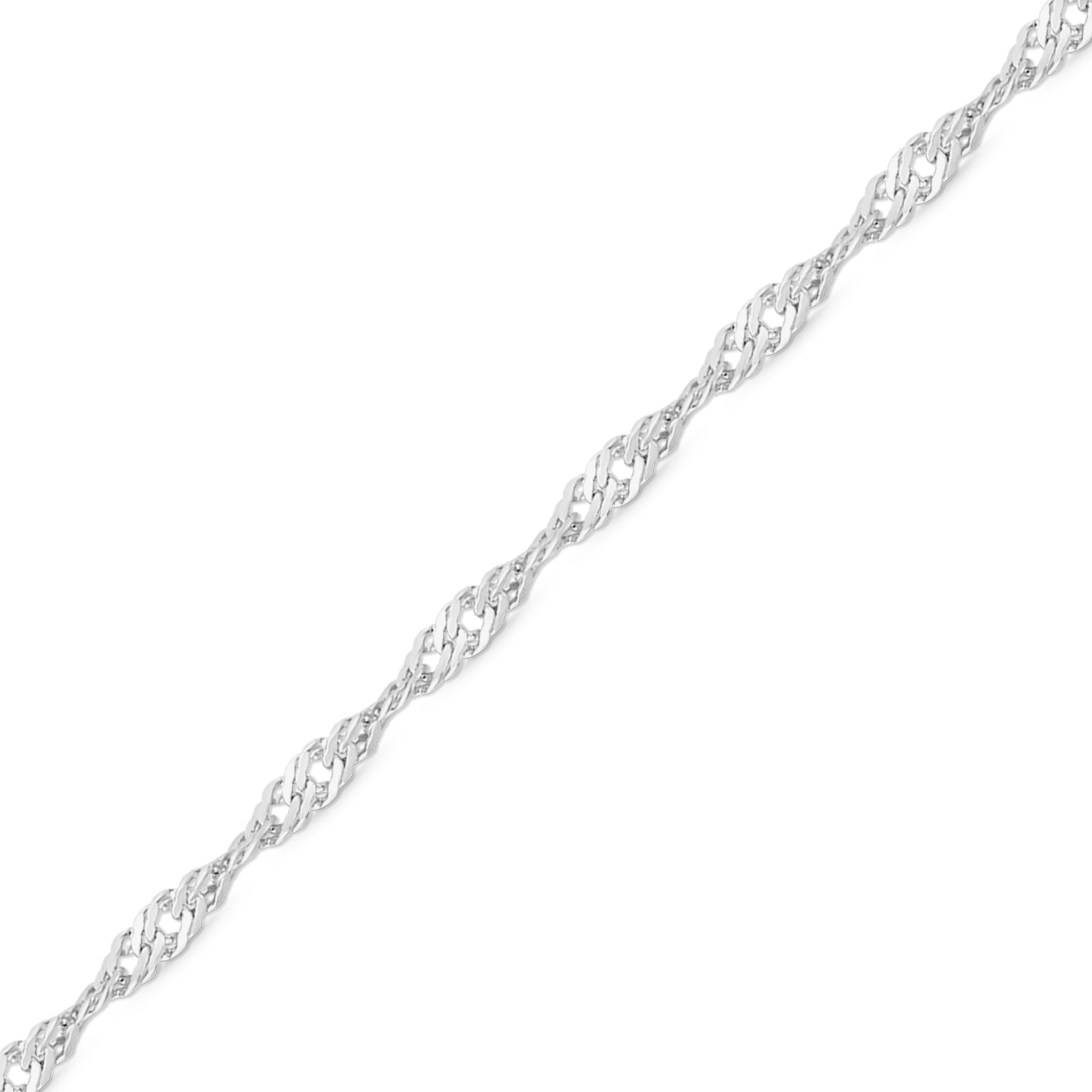 1.2 mm Singapore .925 Sterling Silver Permanent Jewelry Chain - By the Foot / PMJ0007、mySite、dreamappss