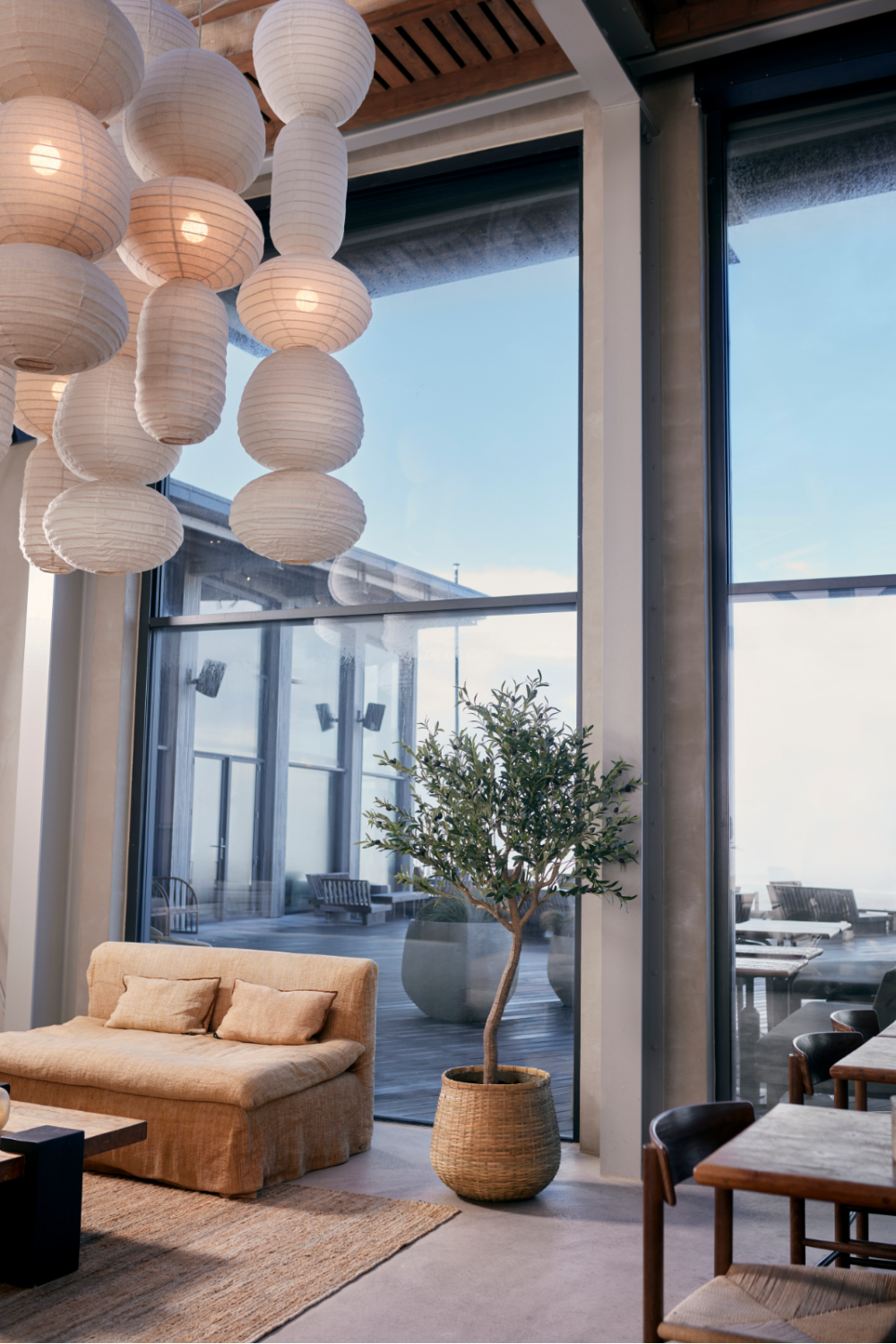 Faux Mediterranean Evergreen Tree Set (2) | Emerald Olive、mySite、neckold