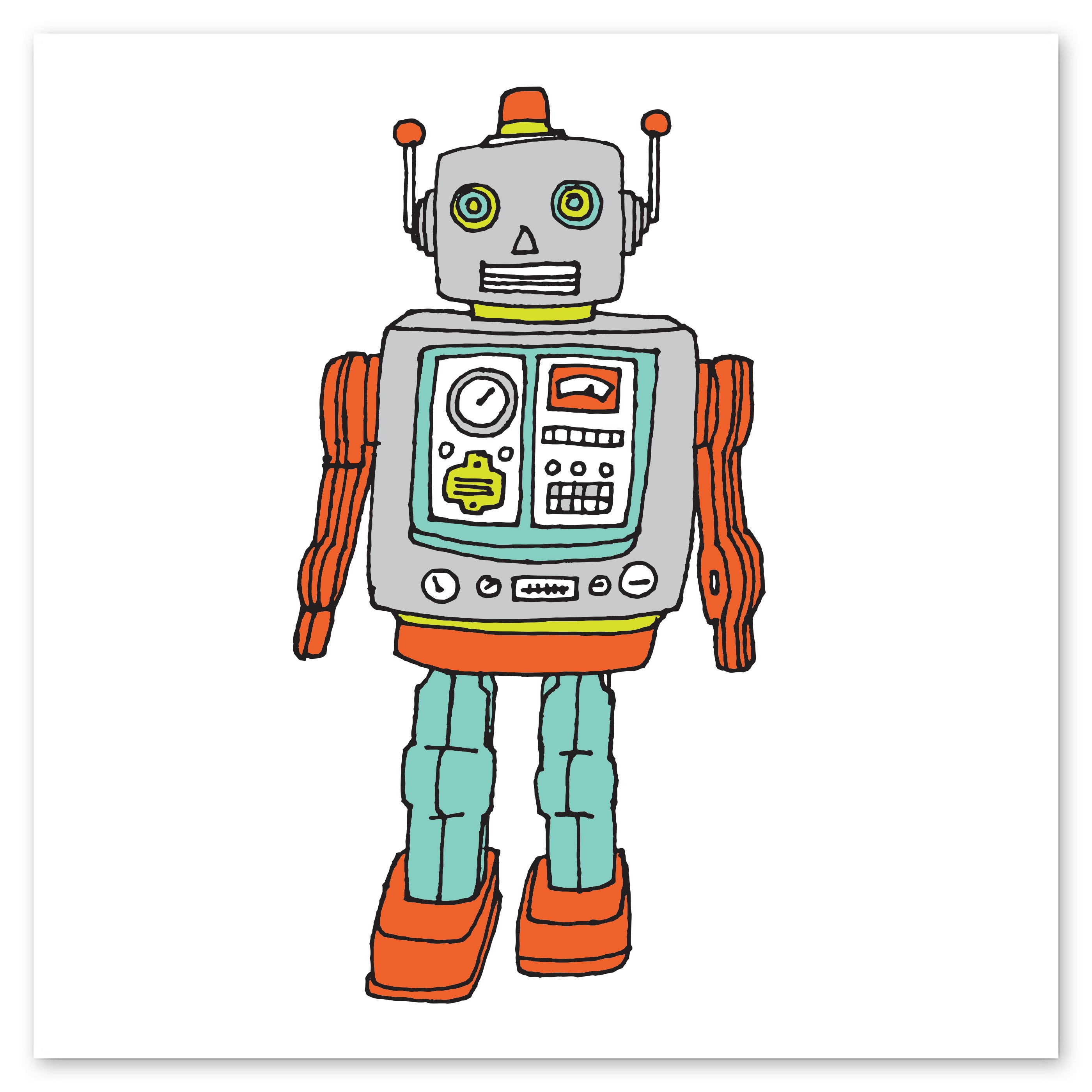  Robot Tattly Temporary Tattoos、mySite、ghnorth