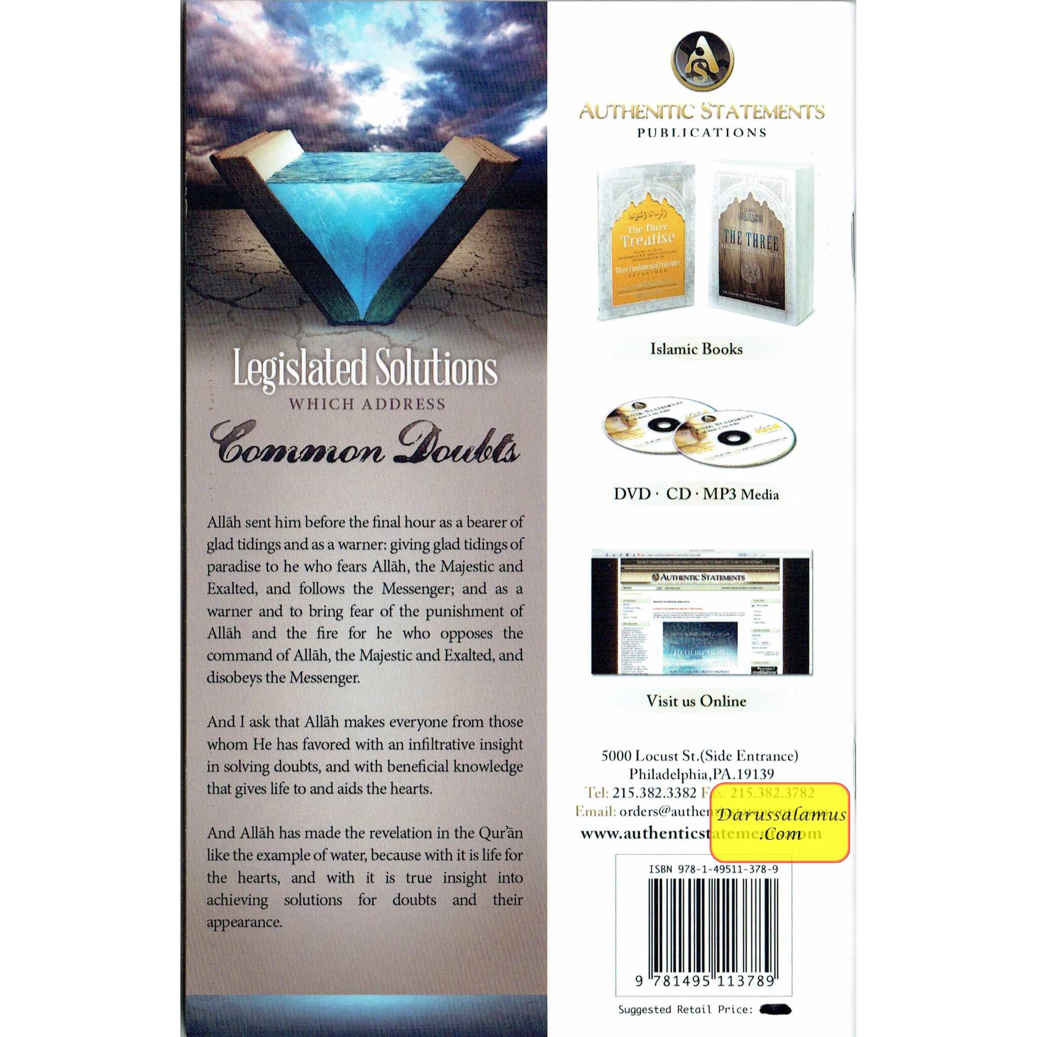 Legislated Solutions Which Address Common Doubts By Shaykh Saalih Aal ash-Shaykh、mySite、topwebapps