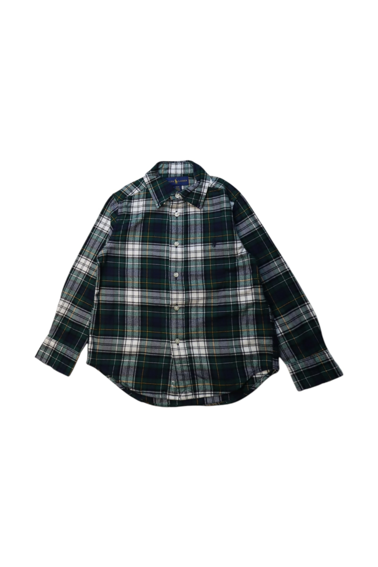 Ralph Lauren Plaid Button-Down Shirt 4T、mySite、g9winljtr