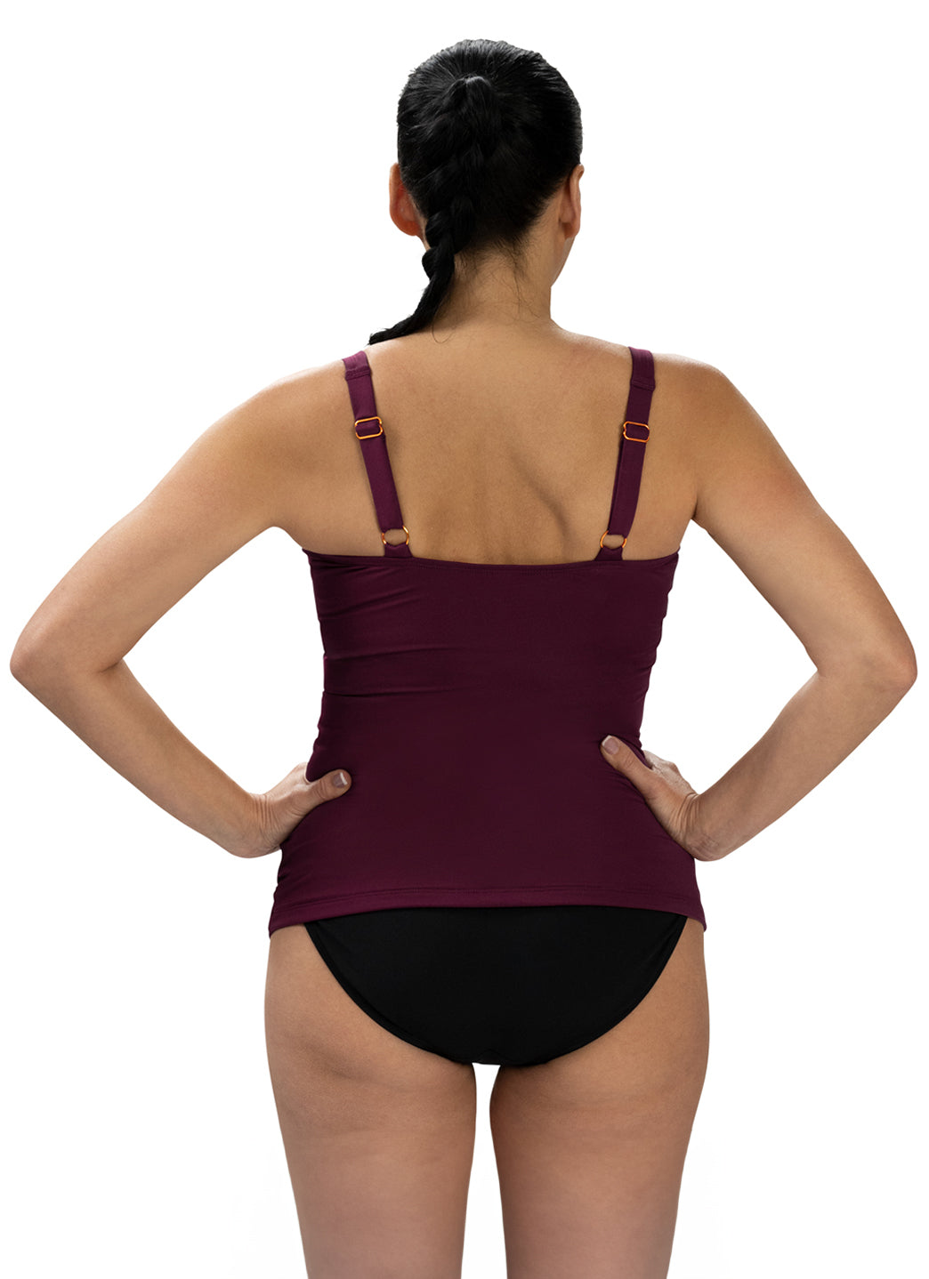 Dolfin Aquashape Women's Wrap Tankini Swimsuit Top、mySite、noshort