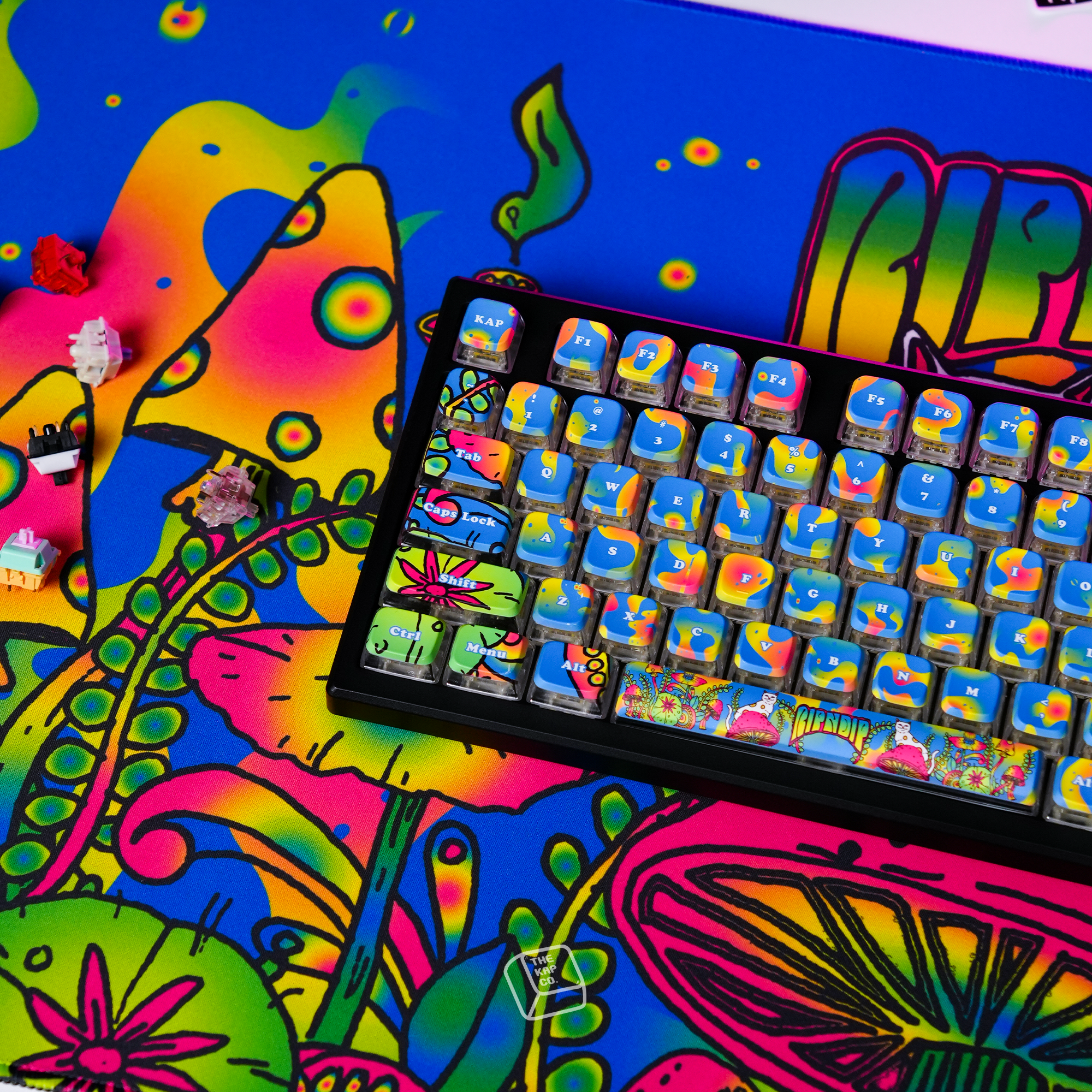  Psychedelic Keyboard Set (Asst)、mySite、merchandisen