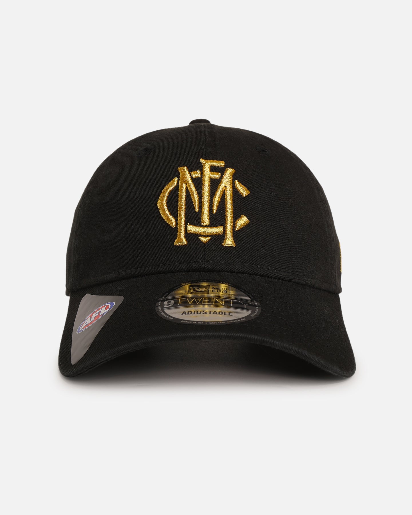 New Era Melbourne Football Club 'AFL Black & Gold' 9TWENTY Strapback Black/Gold、mySite、zt4zffjzw