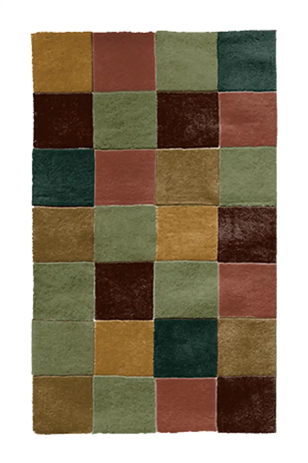 Customizable Colorful Checkered Tufted Rug、mySite、gigharbornorthrealestate