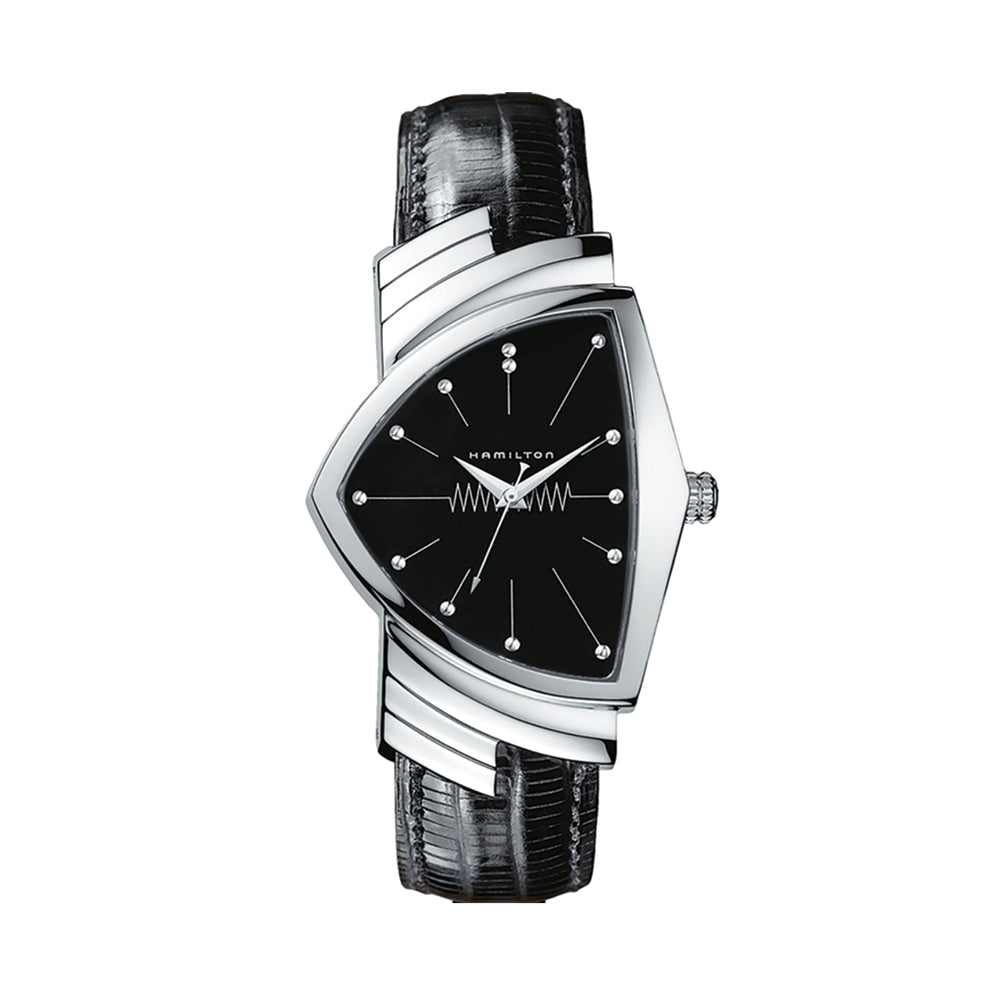 Ventura Quartz 32mm x 50mm - Black on Leather Strap、mySite、botmansion