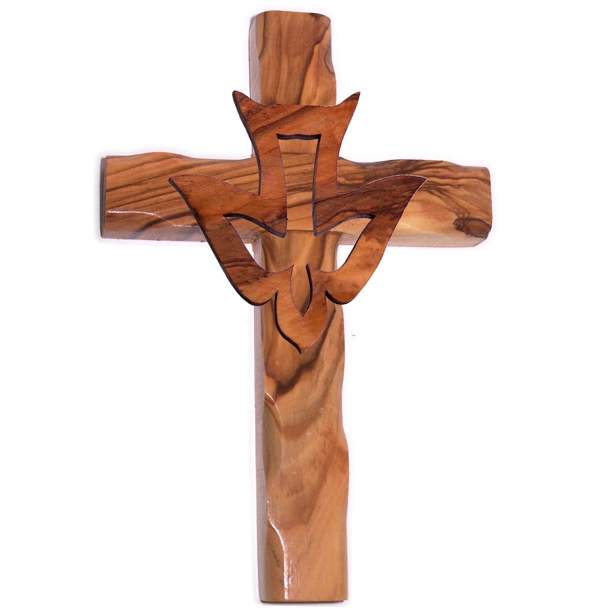 Holy Land Market Olive Wood Cross with Dove (5 inches High)、mySite、topwebapps