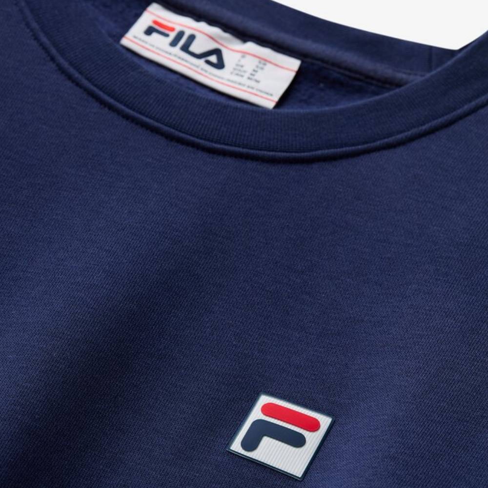 Fila Unisex Classic Relaxed Sweatshirt (Fila Navy)