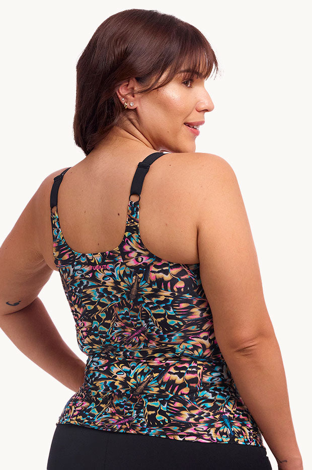  Copper Cluster Scoop Neck Tankini Separate、mySite、justintrudeaud