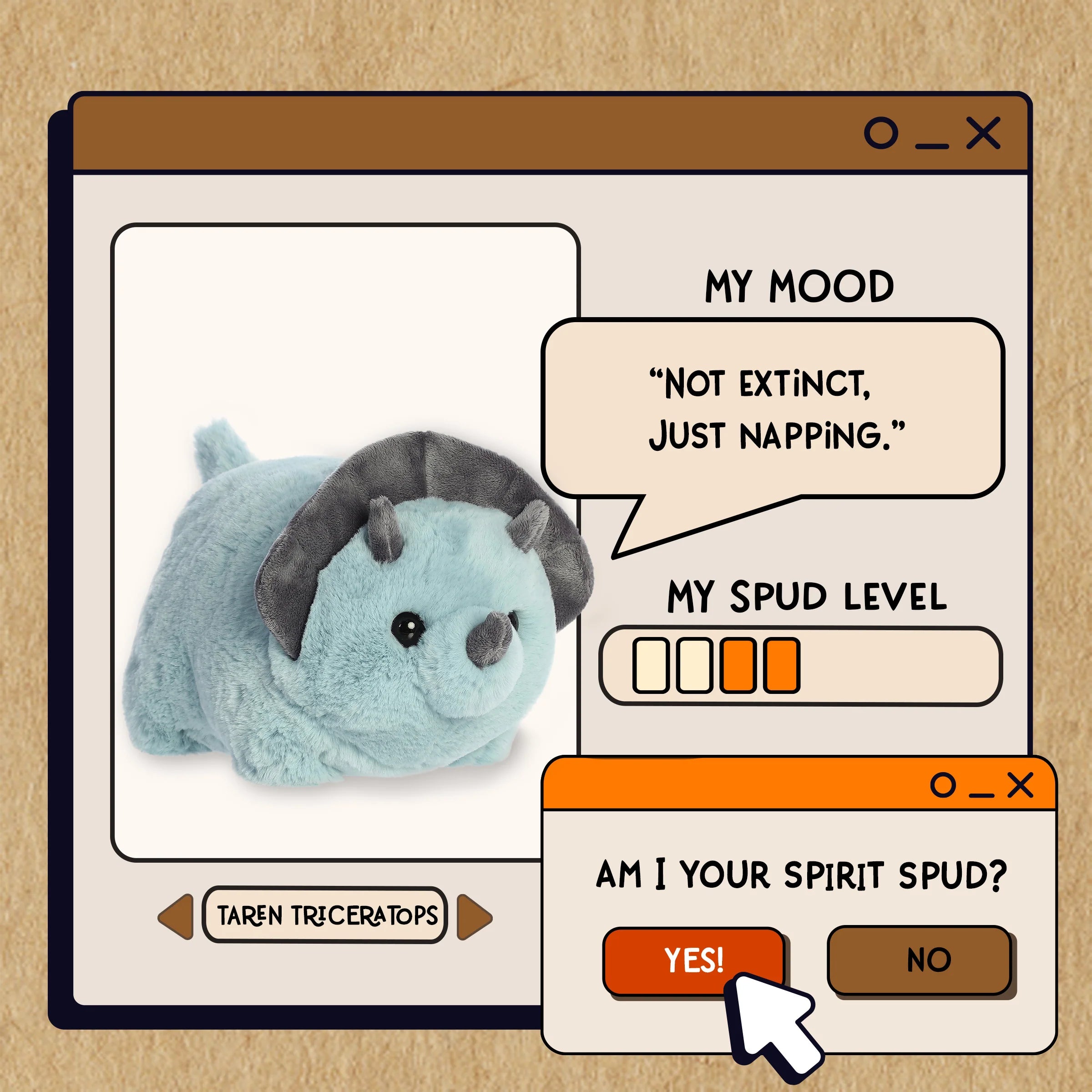 Aurora® - Spudsters™ - 10 Taren Triceratops™、mySite、g9winljtr