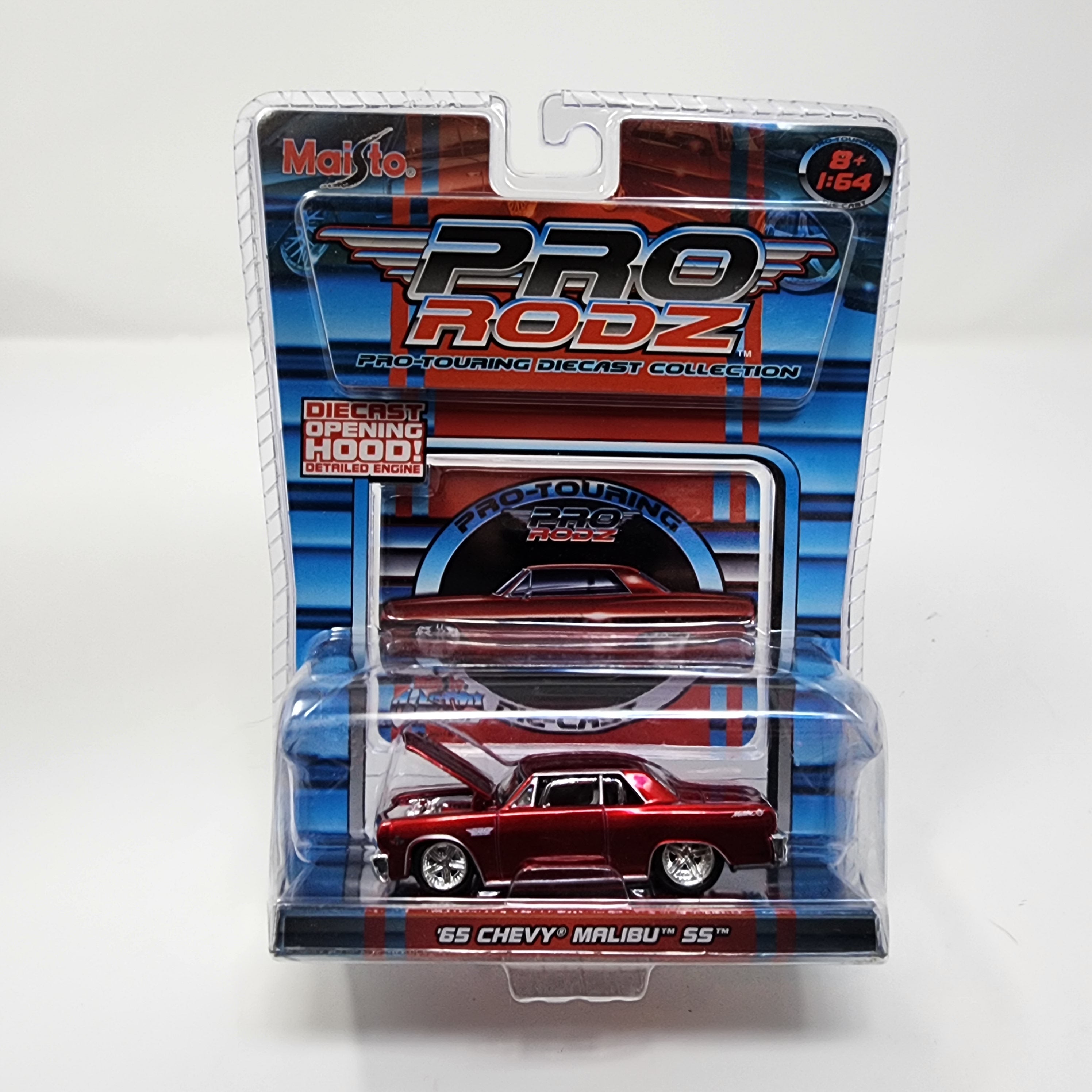 '65 Chevy Malibu SS * Red * Maisto Pro Rodz Collection、mySite、hgirdovlk