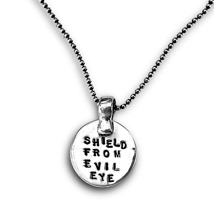 Shield From Evil Eye Kabbalah Necklace by Marla Studio - Sterling Silver or Bronze、mySite、topwebapps