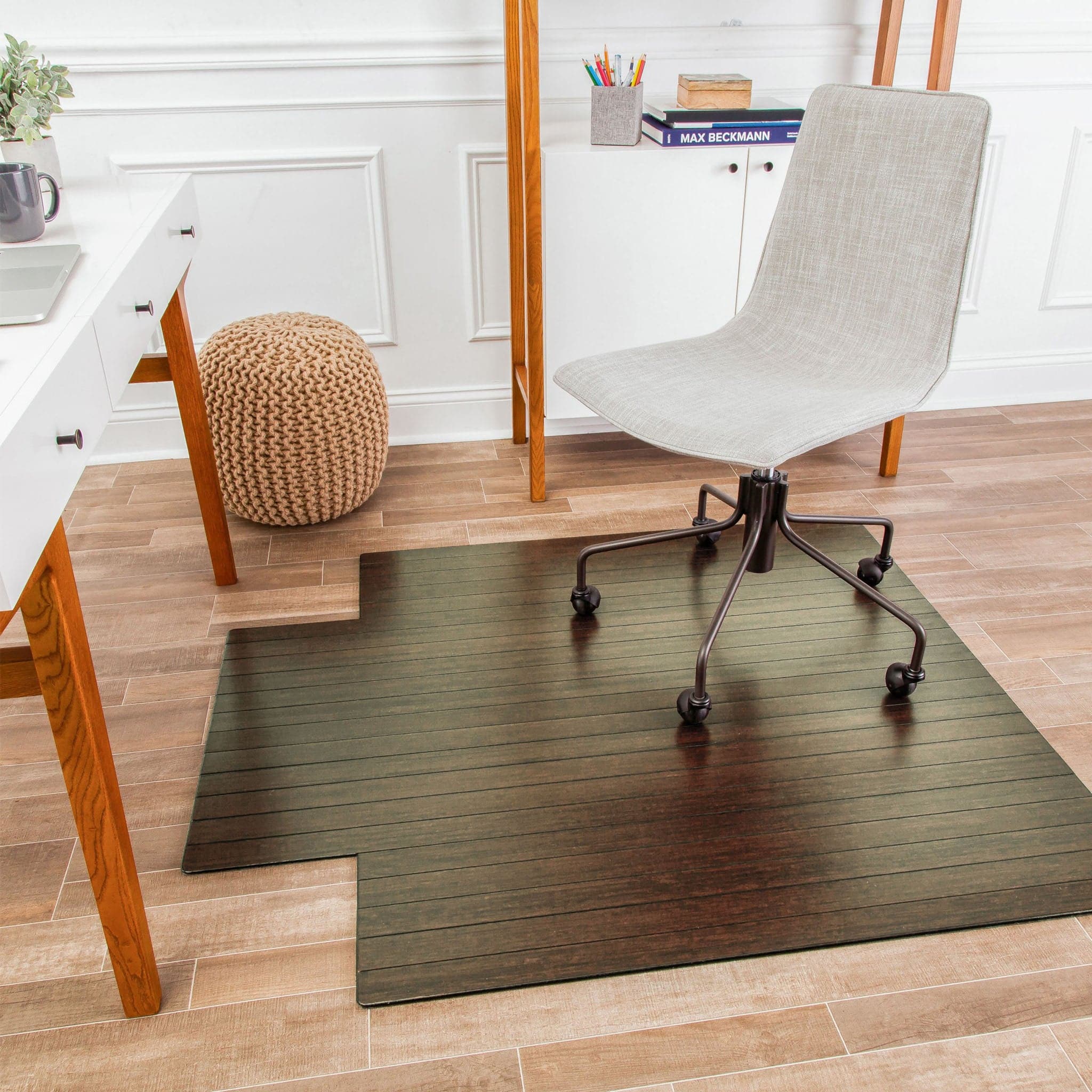 Standard Bamboo Chair Mat with Lip、mySite、neckold