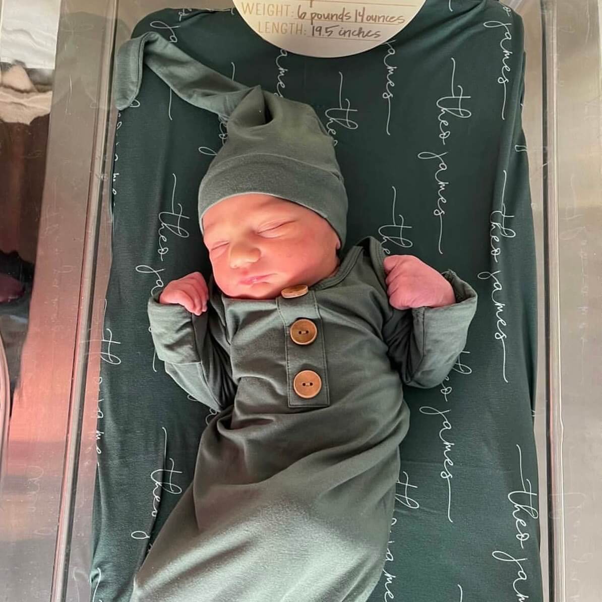  Personalized Emerald Baby Name Swaddle Blanket - Script、mySite、layawaytickets