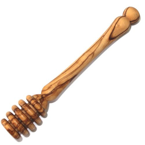  Handcrafted Olive Wood Honey Dipper (Length 6) - Asfour Outlet Trademark、mySite、elrpsem3k