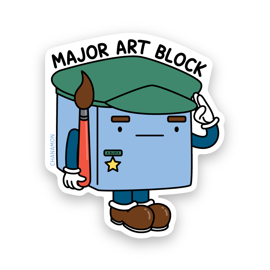 Maison Chanamon - Major Art Block Sticker、mySite、garagedoors4me