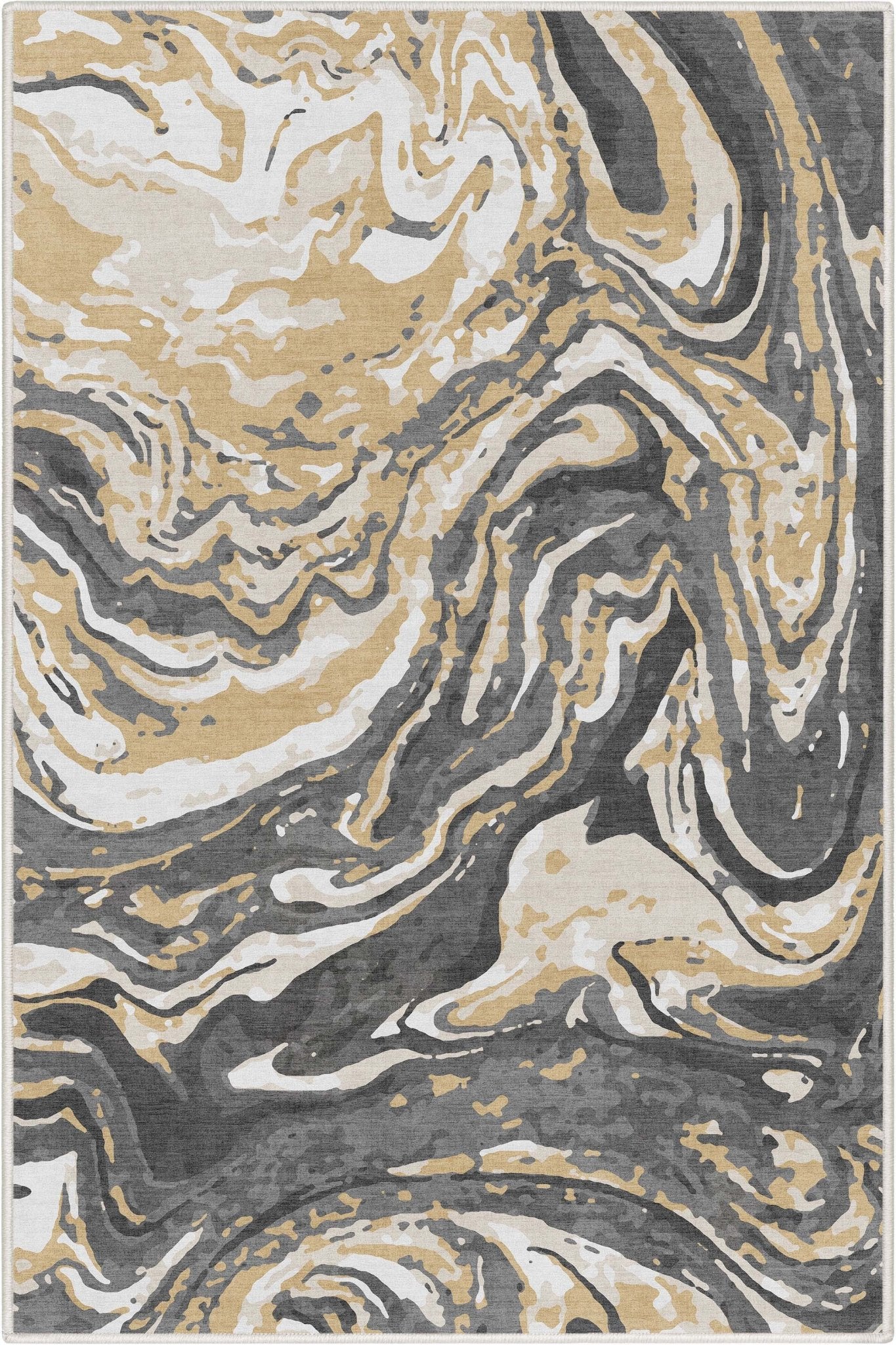 Dunes Abstract Marble Flatweave Rug、mySite、gigharbornorthrealestate