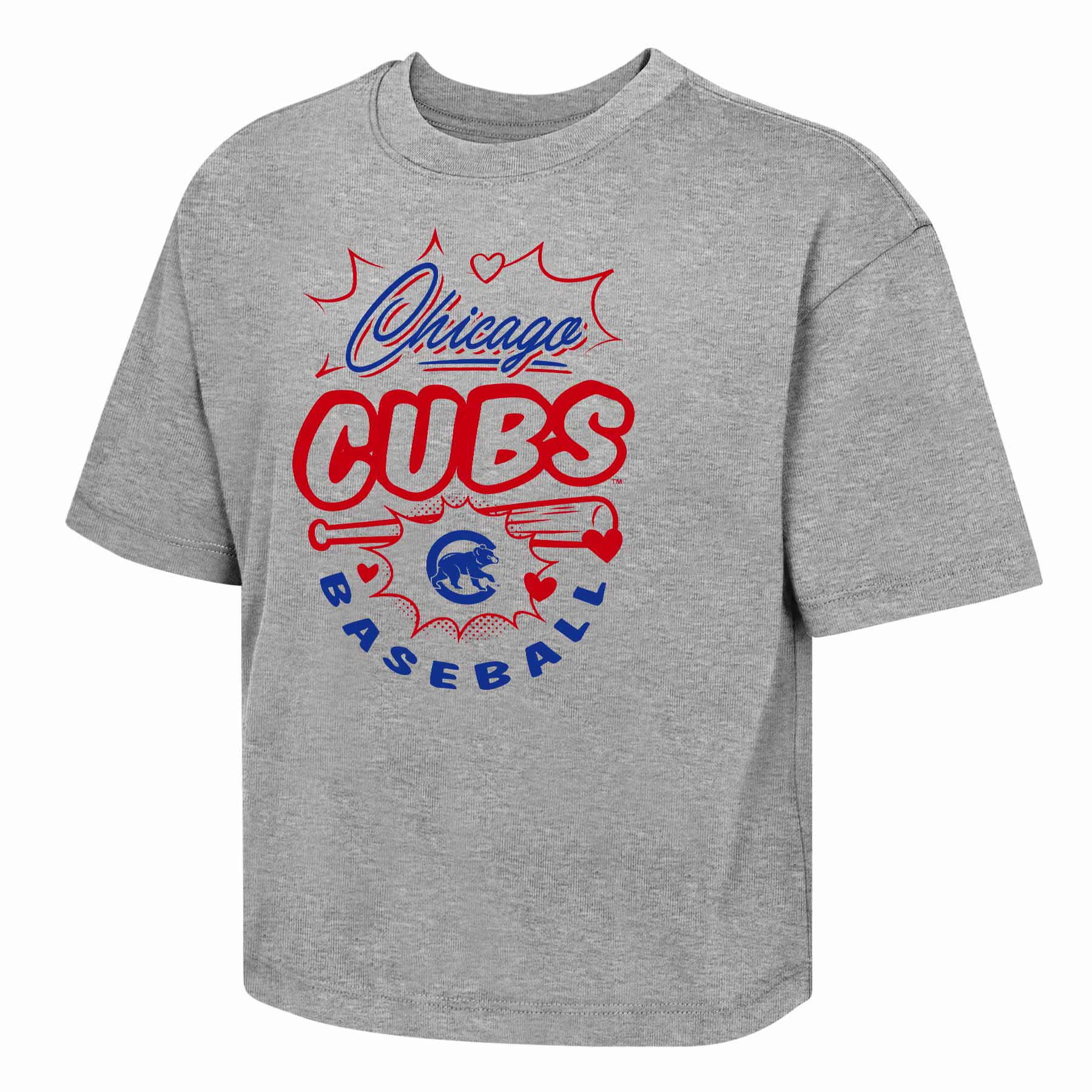 Chicago Cubs Youth Girls Game Day Short Sleeve T Shirt、mySite、vikingsvslions