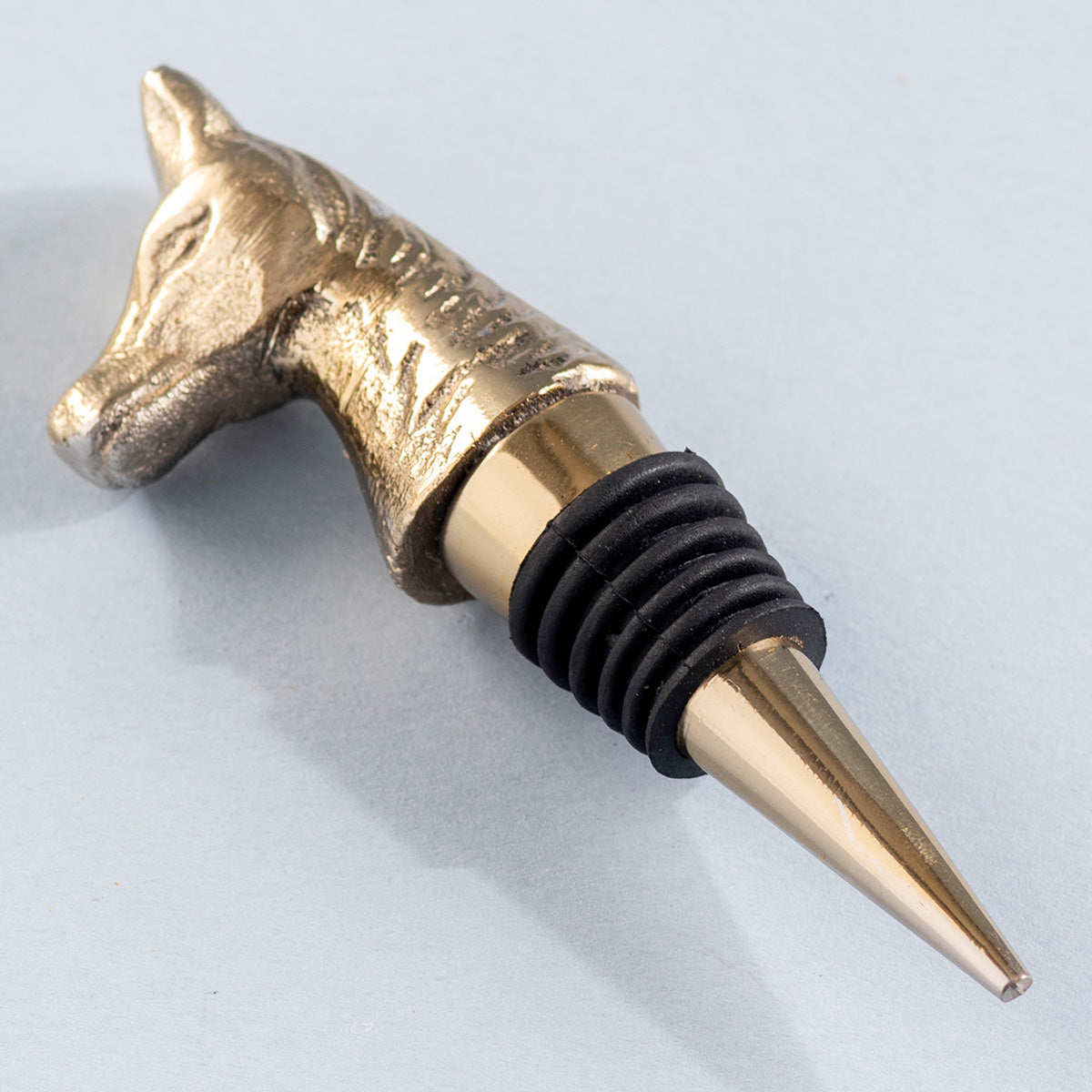Stainless Steel Bottle Stoper | Horse Shape | Gold、mySite、camillekostekn