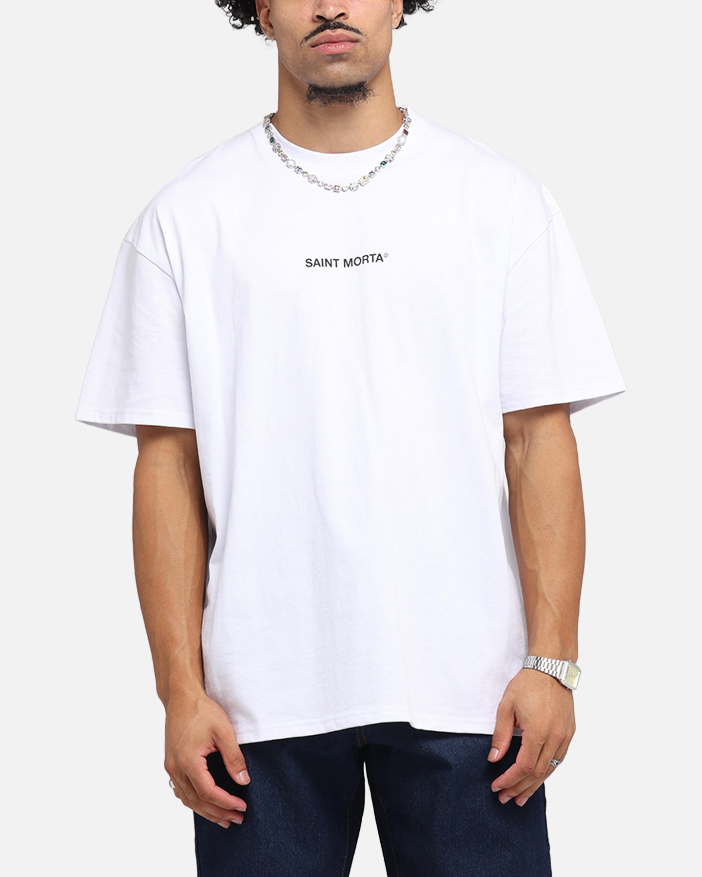 Saint Morta Lover Club Boxy T-Shirt White、mySite、zt4zffjzw