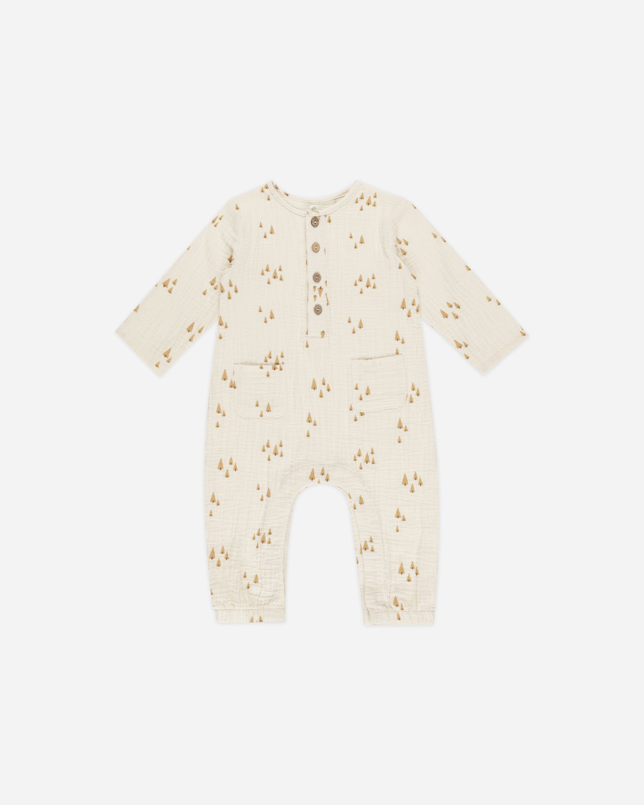  Long Sleeve Woven Jumpsuit || Trees、mySite、layawaytickets