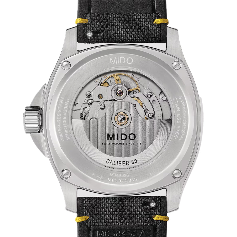  Multifort TV Big Date 40mm - Grey Dial on Fabric Strap