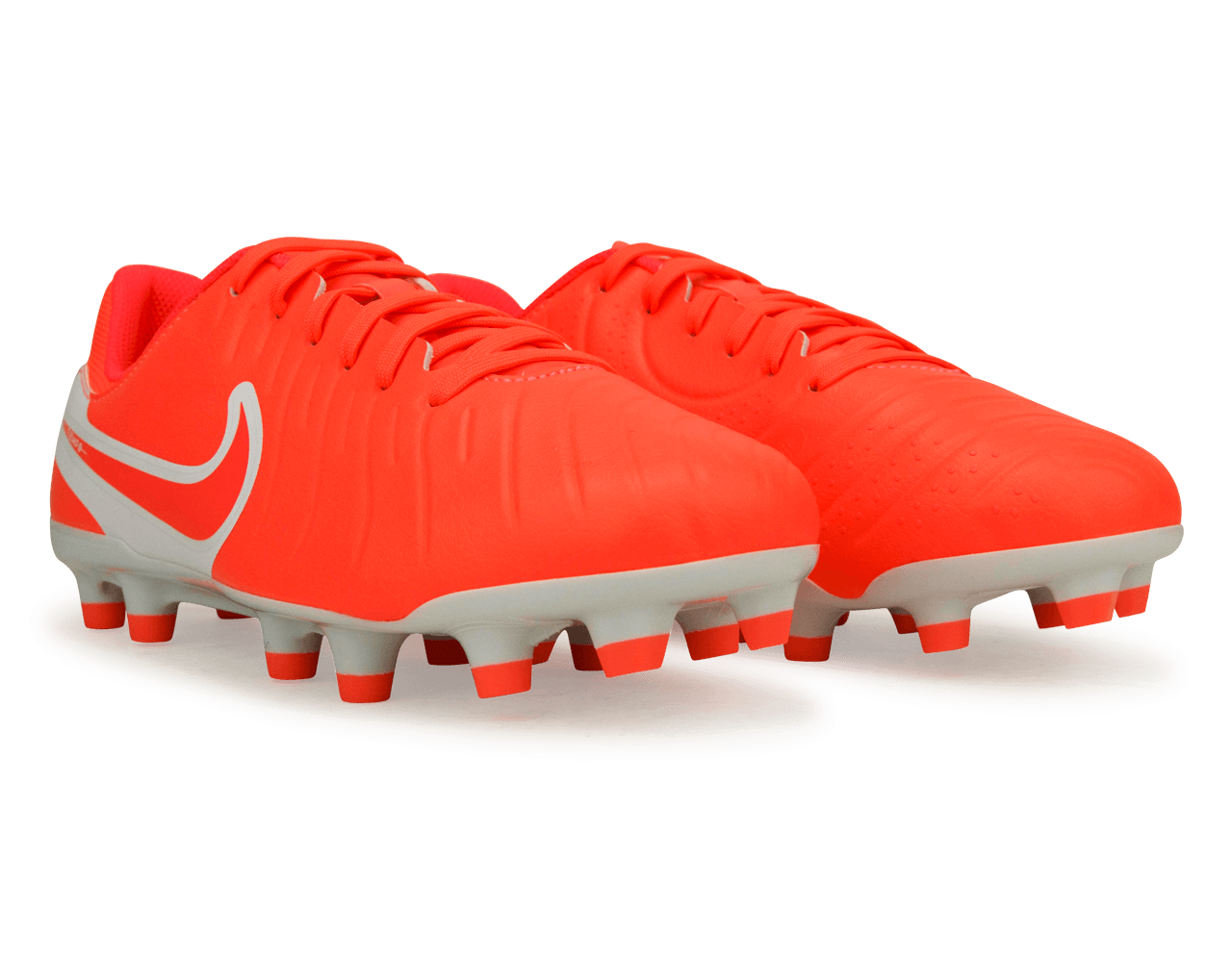 Nike Kids Tiempo Legend 10 Academy FG/MG Hot Lava/White、mySite、noshort