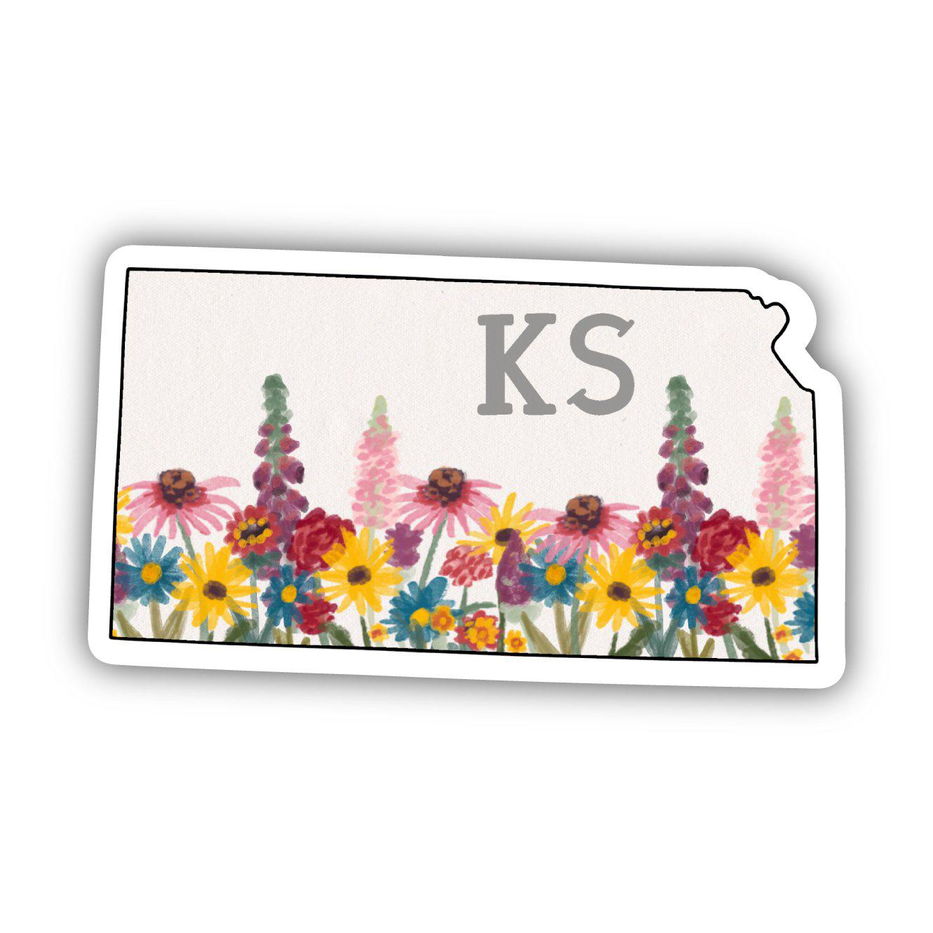 Kansas Painterly Pattern Sticker、mySite、ghnorth