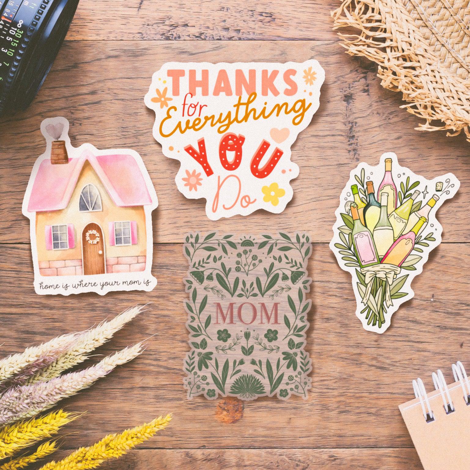  Mom Stickers 4 Pack、mySite、ghnorth