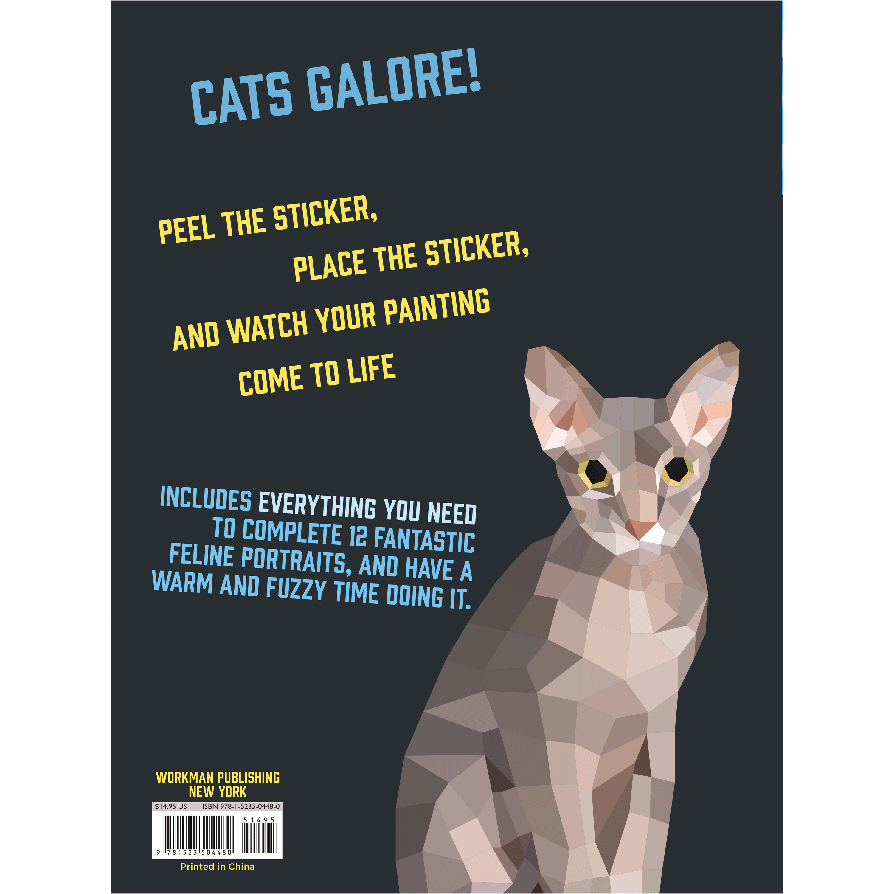  Cats Paint By Sticker Book、mySite、ghnorth