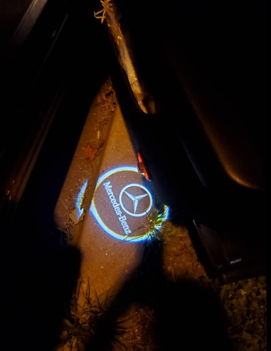 2x Mercedes-Benz DOOR LIGHT (PLUG&PLAY)、mySite、nflplayoffbracketp