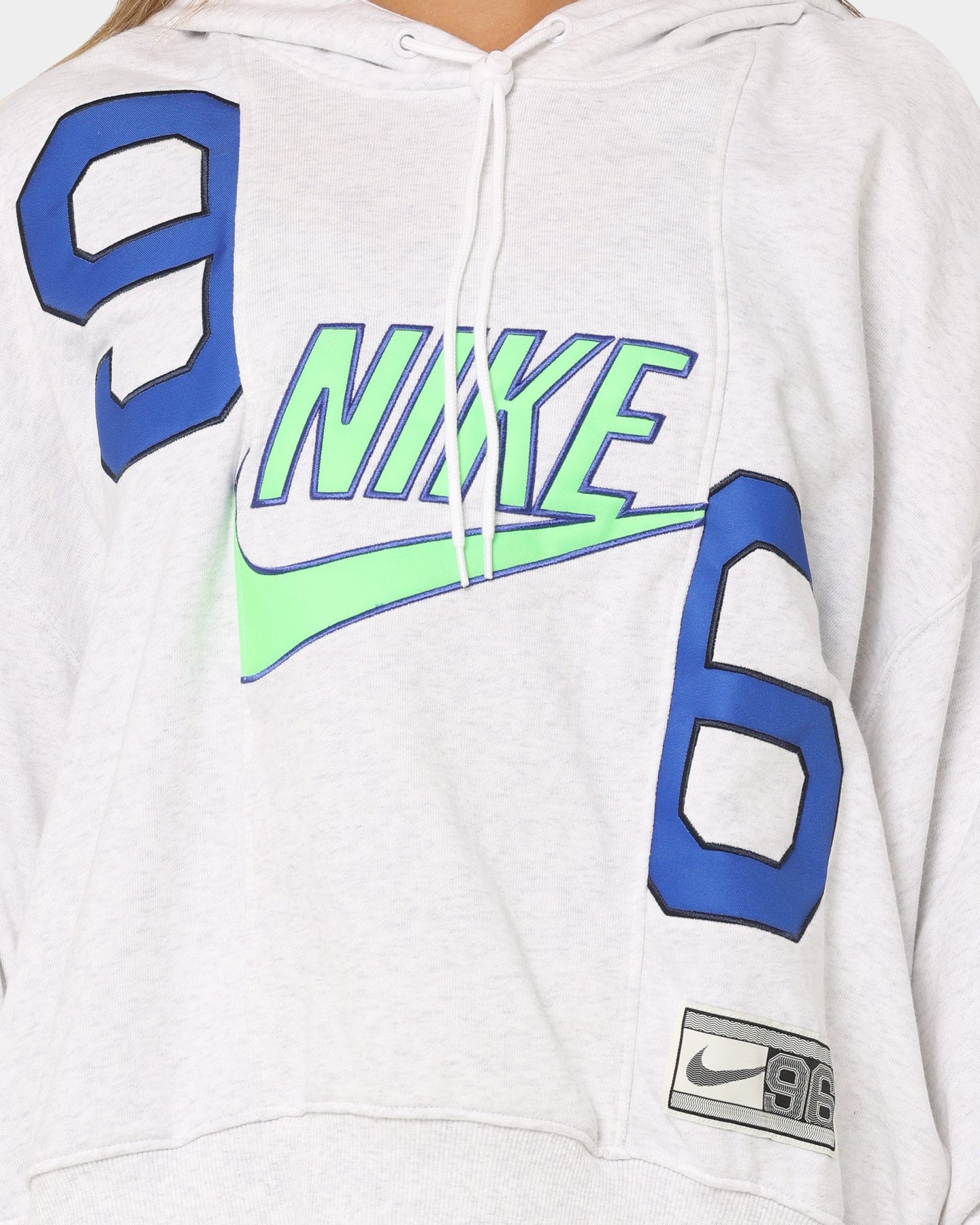 Nike Women's Nike Sportswear Circa 96 Fleece Hoodie Birch Heather、mySite、zt4zffjzw