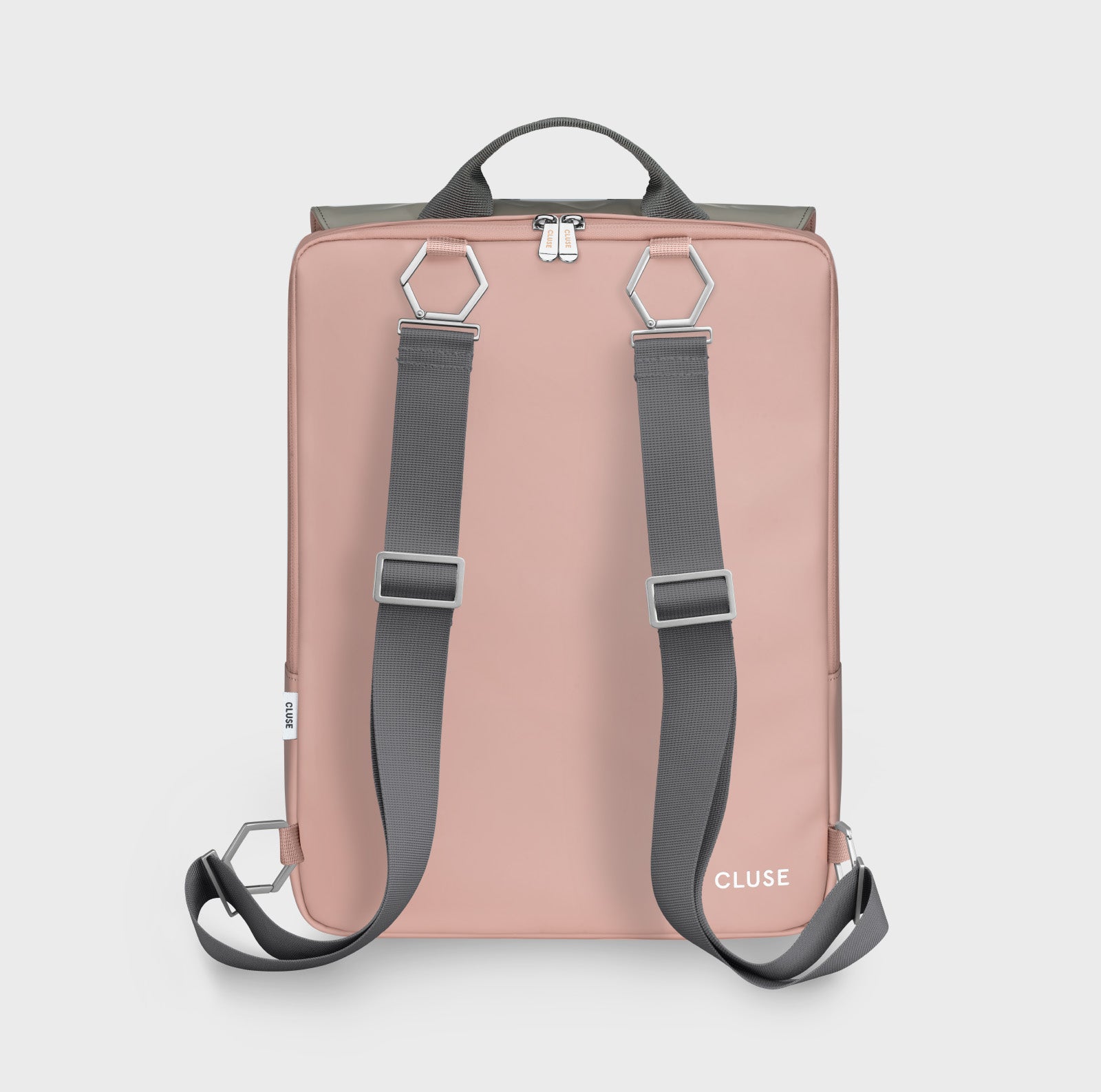 Le Réversible Backpack, Rose Dark Grey, Silver Colour、mySite、botmansion