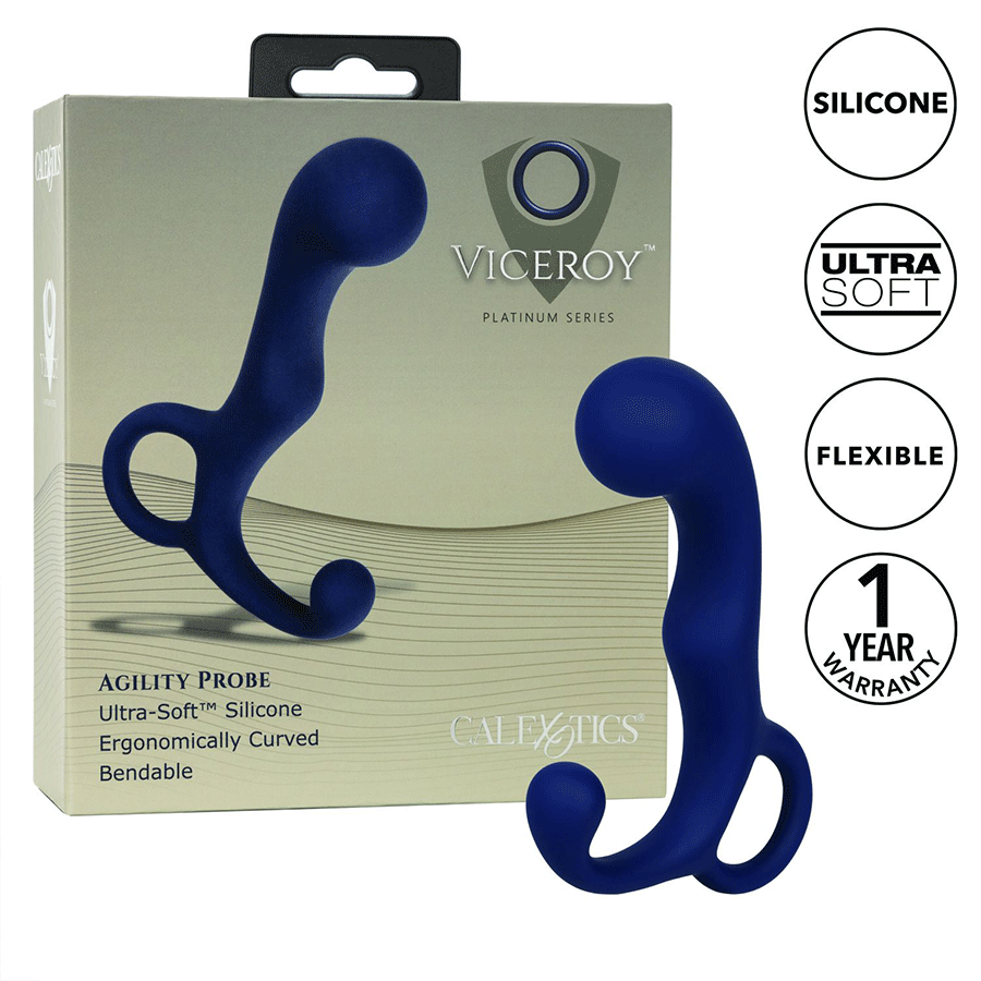 Viceroy Platinum Series Agility Blue Silicone Anal Probe by Cal Exotics、mySite、bottomscart
