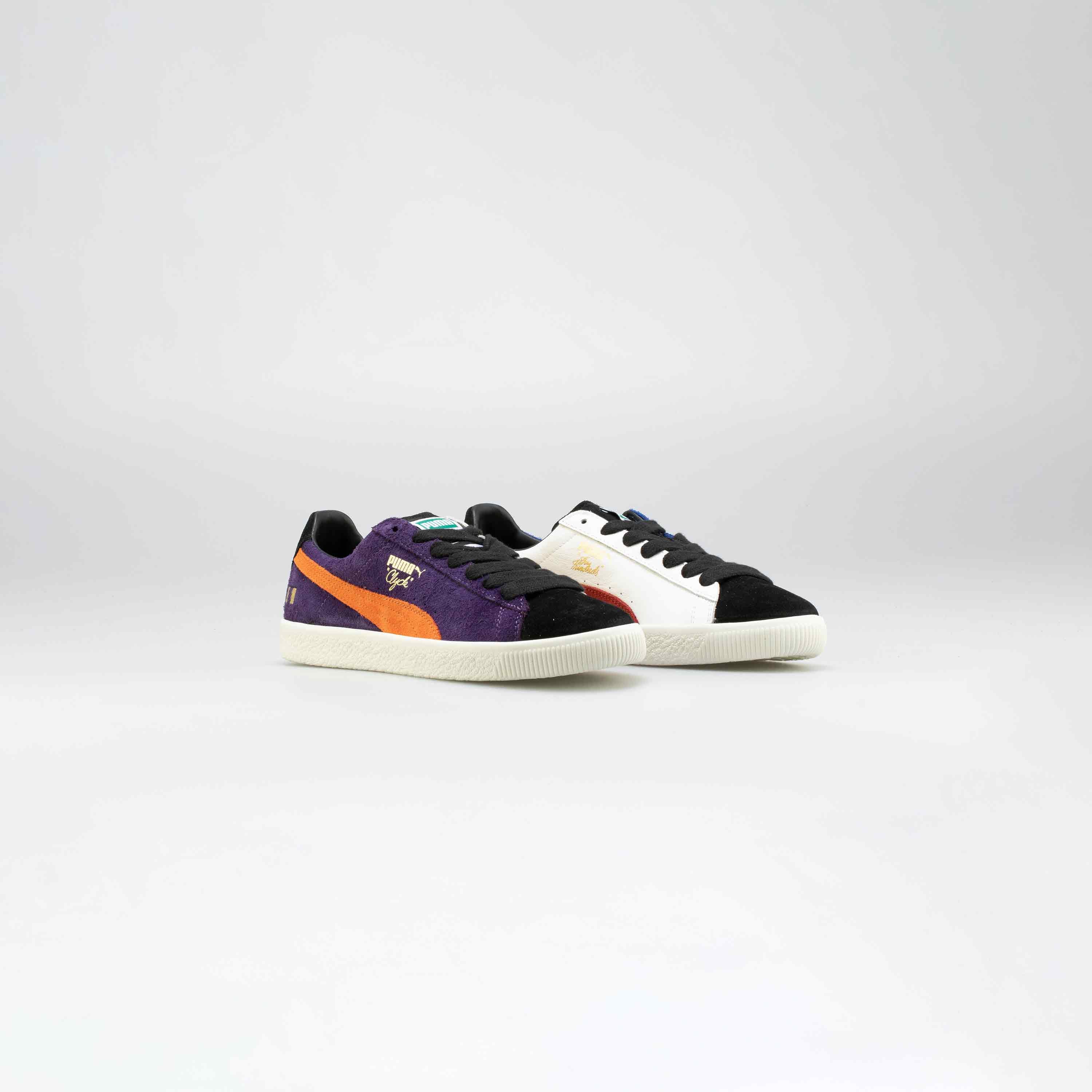 Clyde X the Hundreds Mens Lifestyle Shoe - Blue/Yellow、mySite、dreamappss