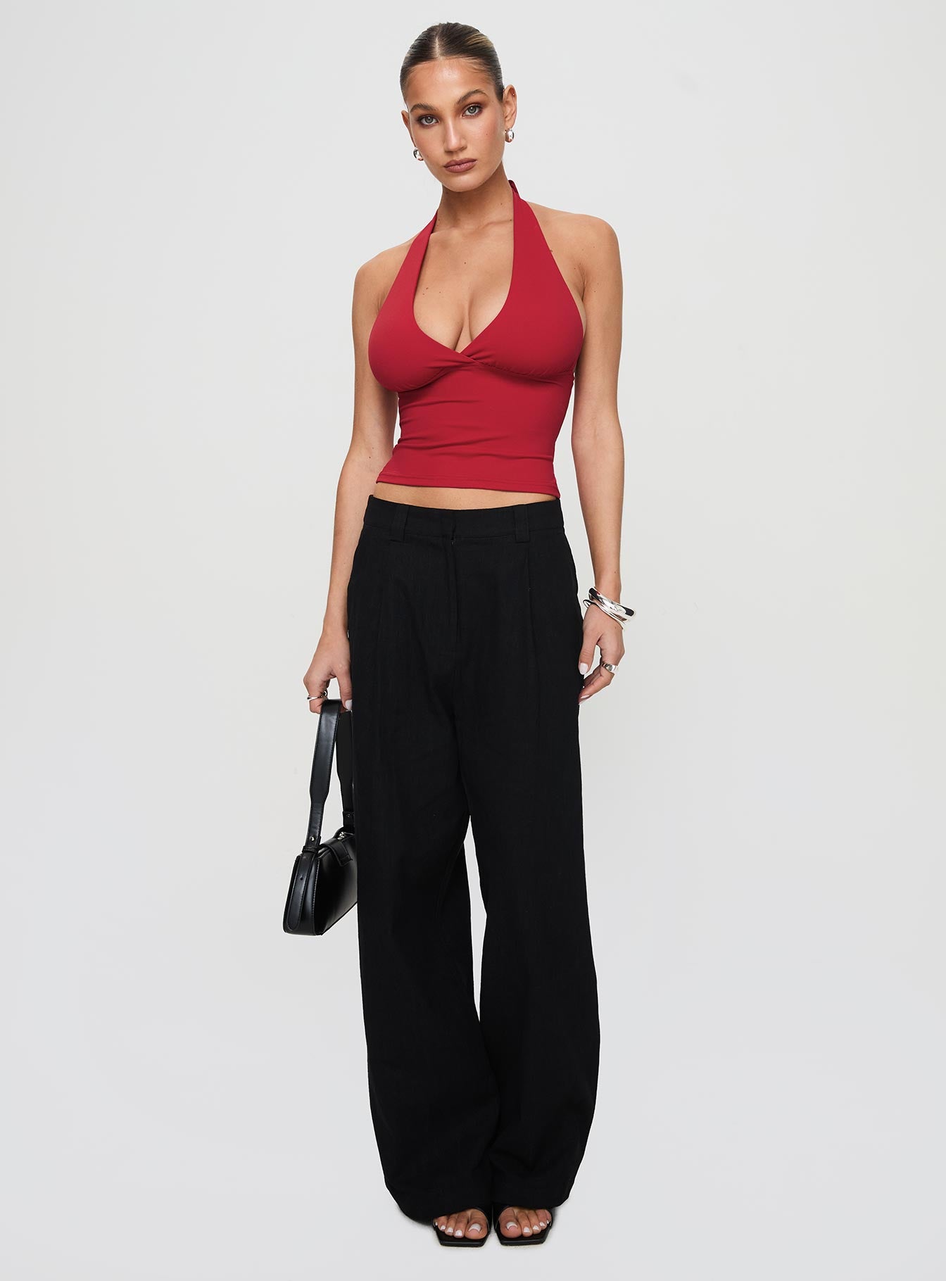 Whimsy Halter Top Red、mySite、solidvoid