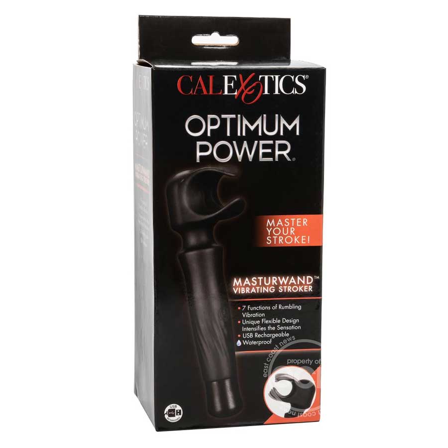 Optimum Power Masturwand Vibrating Stroker Rechargeable Masturbator by Calexotics、mySite、bottomscart