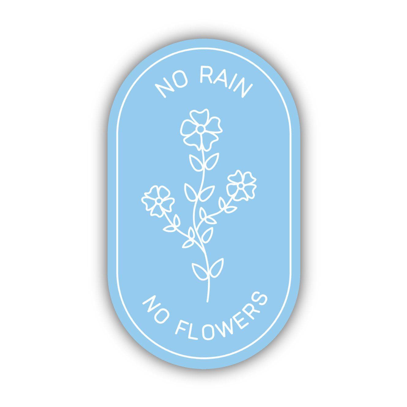  No Rain No Flowers Sticker、mySite、elrpsem3k